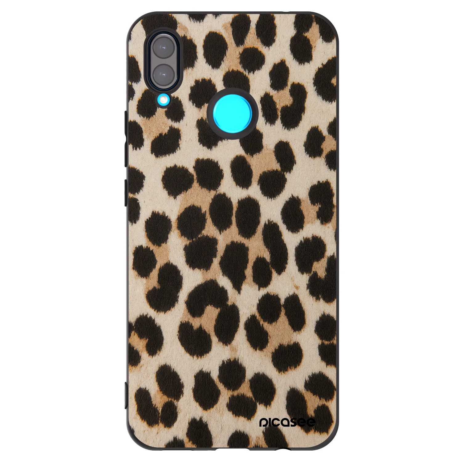 Picasee husă neagră din silicon pentru Huawei Nova 3 - Brown Tiger