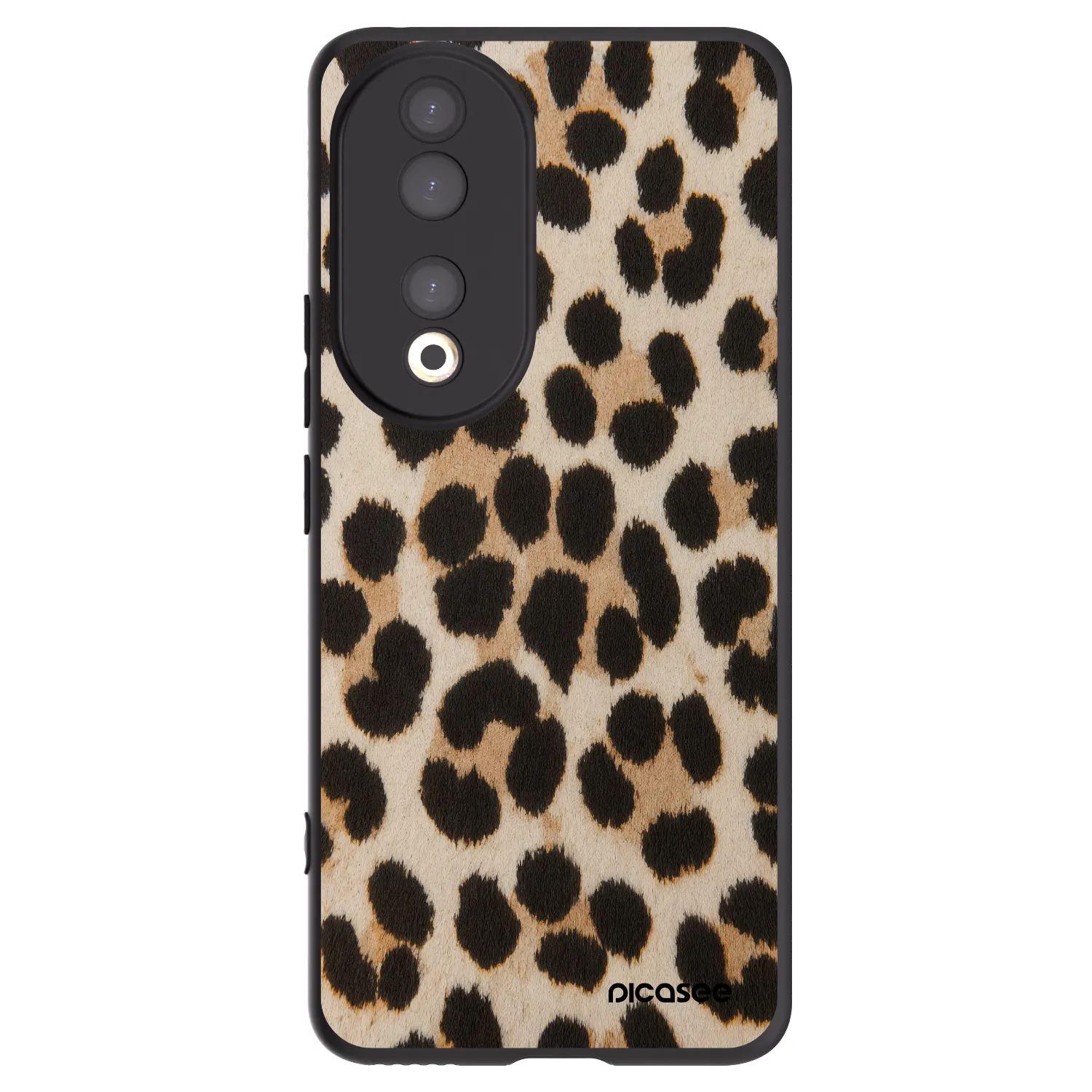 Picasee husă neagră din silicon pentru Honor 90 5G - Brown Tiger