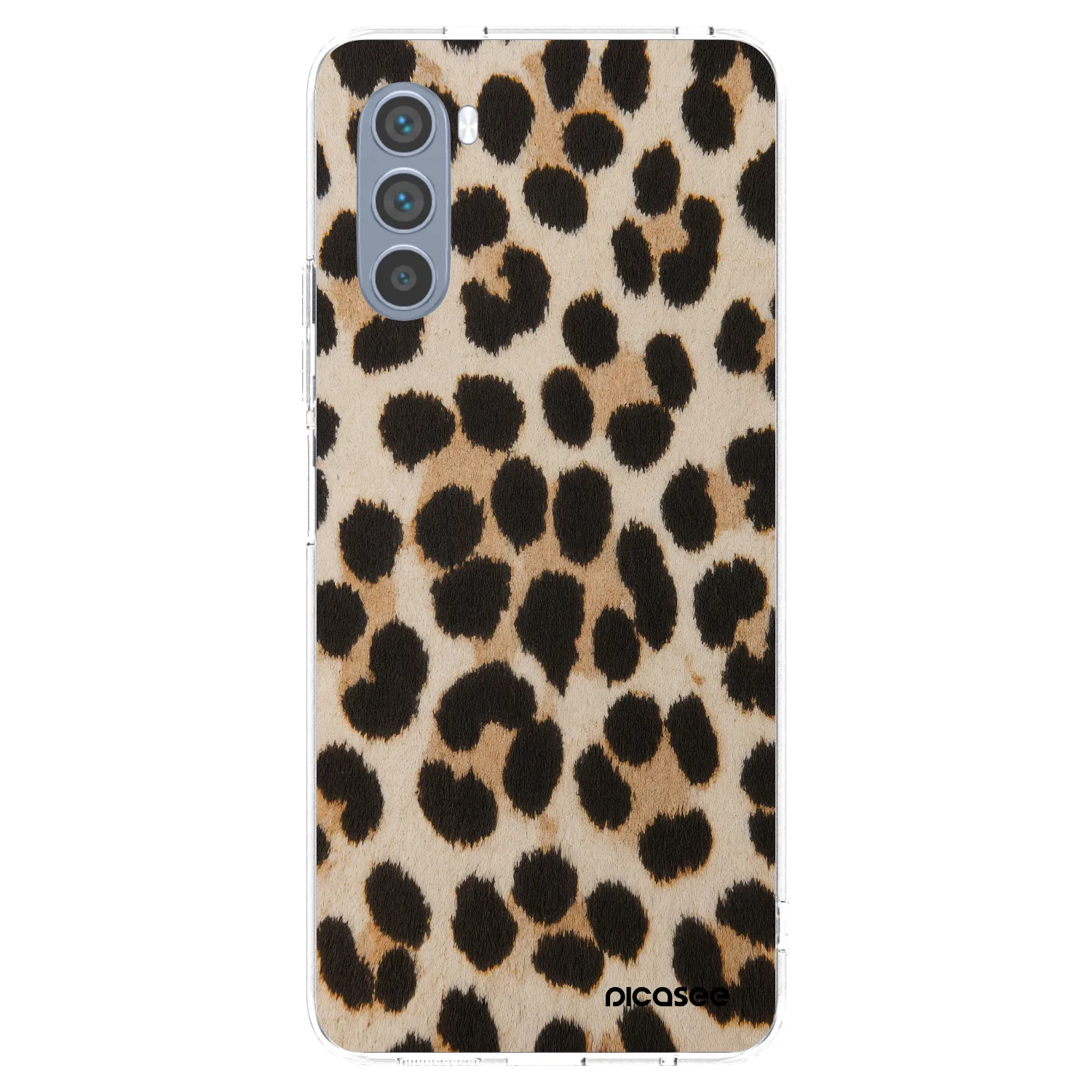 Picasee husă transparentă din silicon pentru Motorola Moto G62 - Brown Tiger
