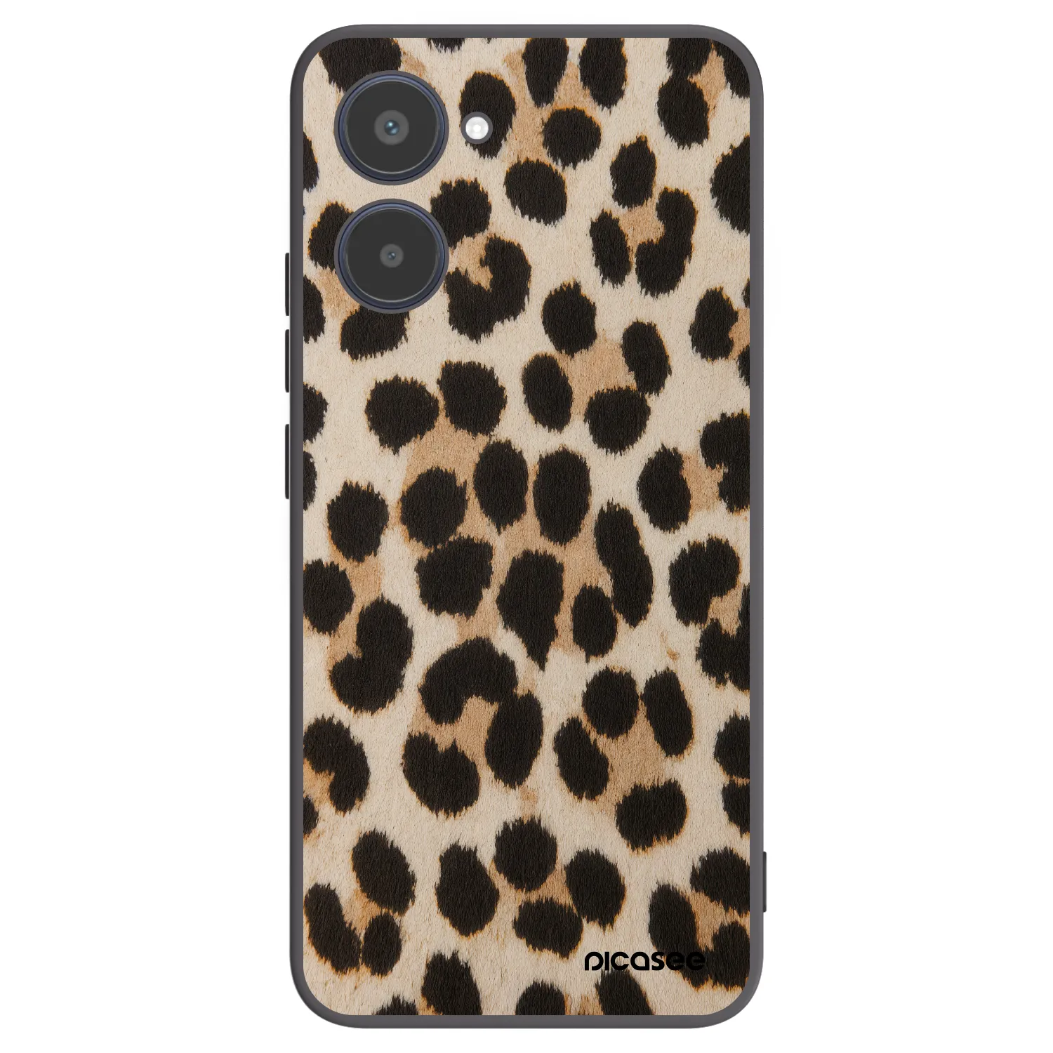 Picasee husă neagră din silicon pentru Realme 10 4G - Brown Tiger
