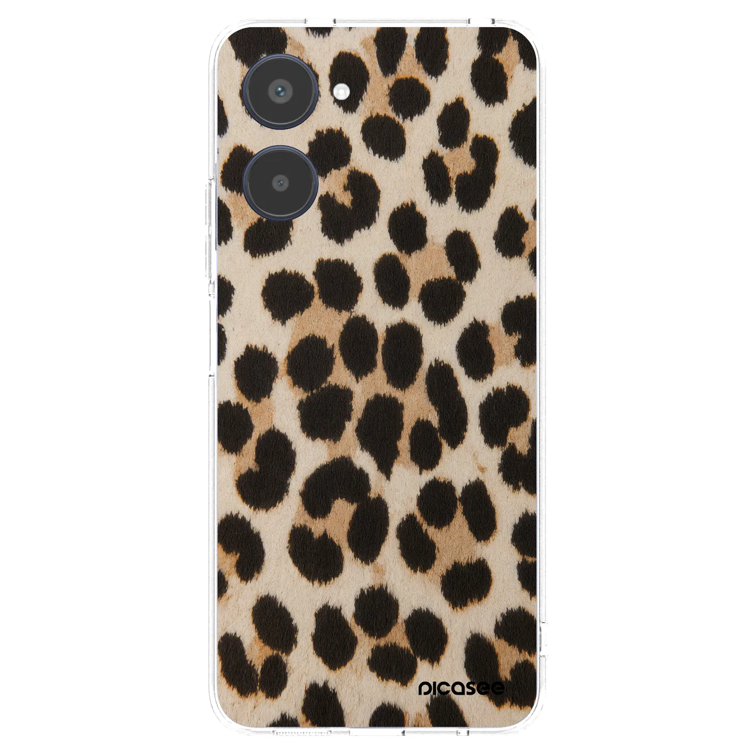 Picasee husă transparentă din silicon pentru Realme 10 4G - Brown Tiger