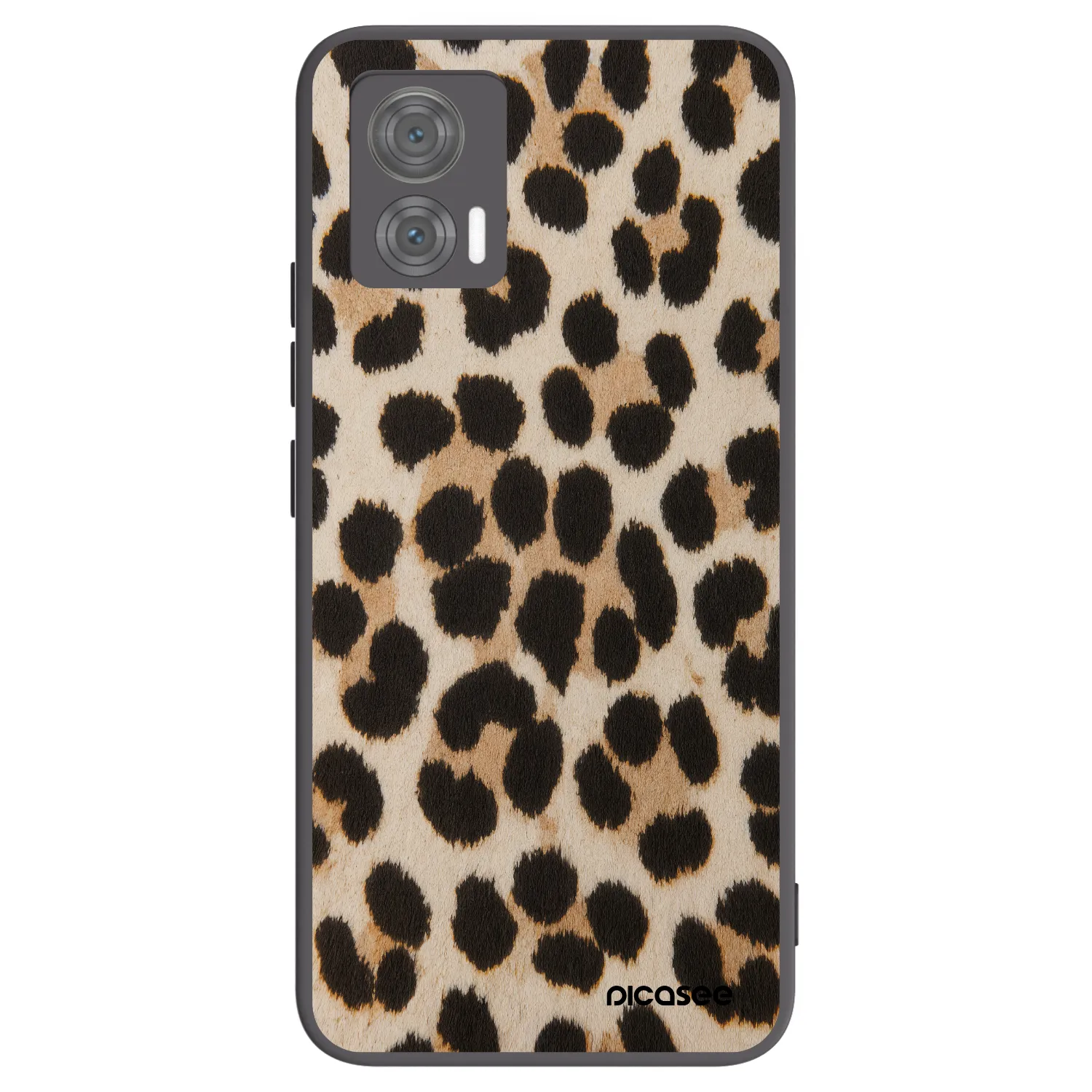 Picasee husă neagră din silicon pentru Motorola Edge 30 Neo - Brown Tiger