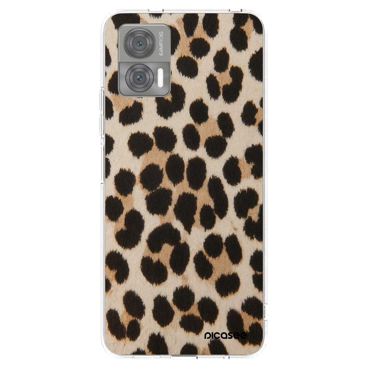 Picasee husă transparentă din silicon pentru Motorola Edge 30 Neo - Brown Tiger