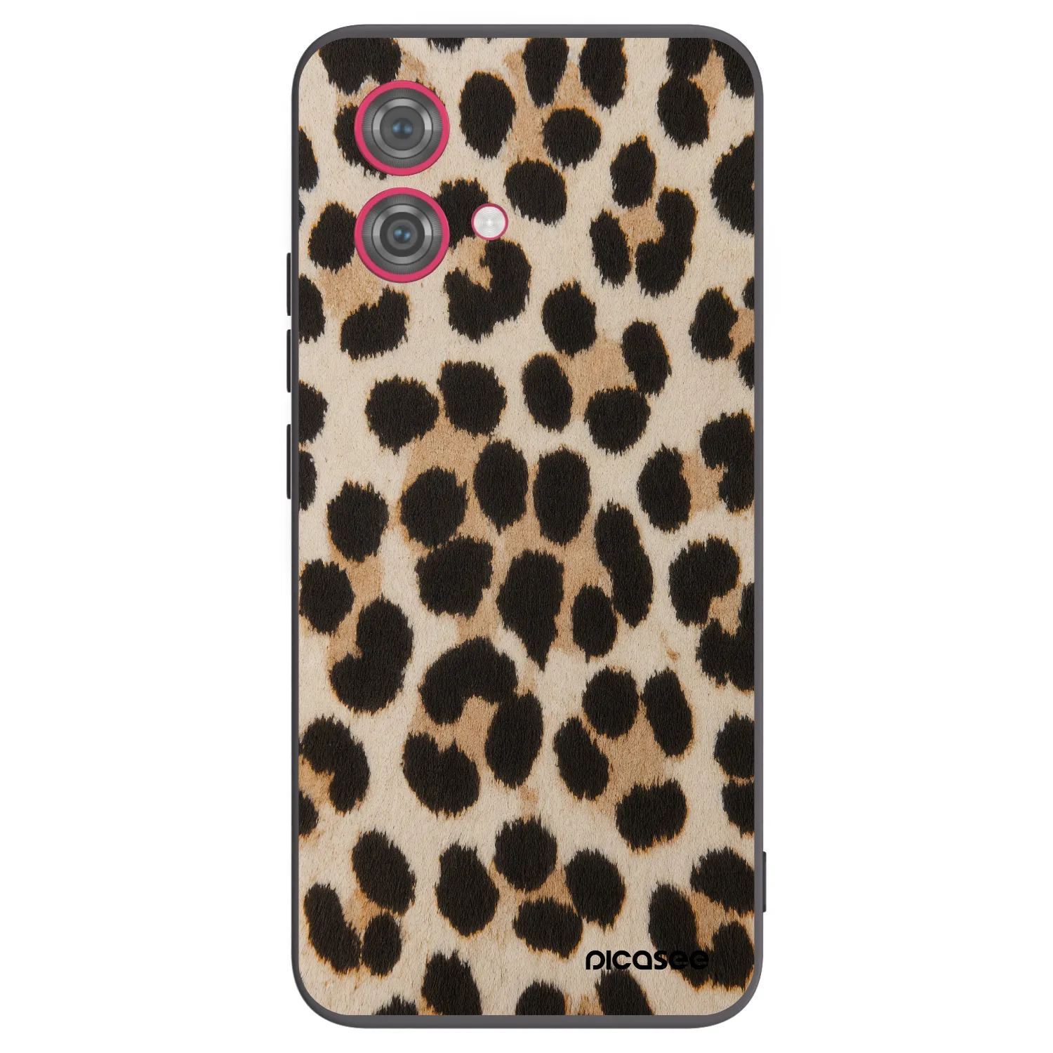 Picasee husă neagră din silicon pentru Motorola Moto G84 5G - Brown Tiger