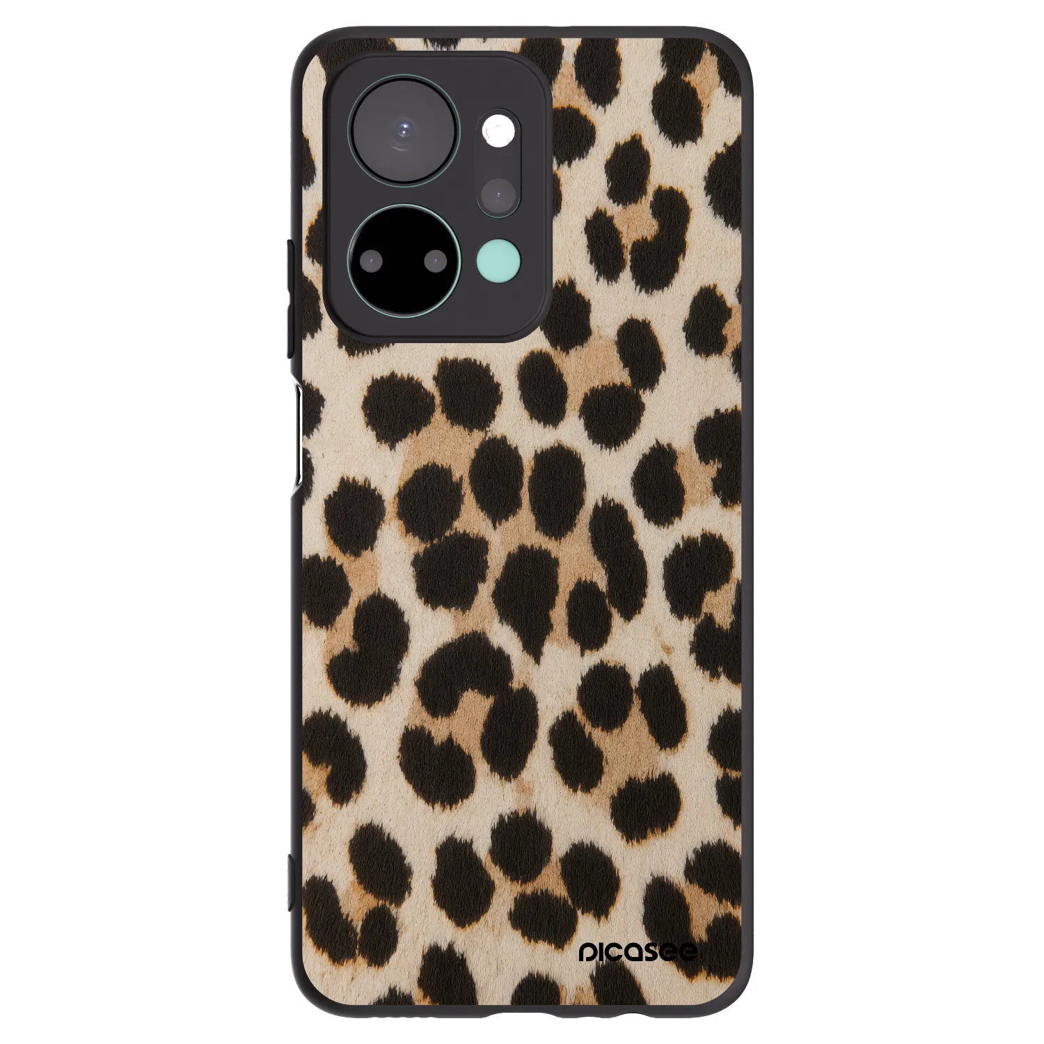 Picasee husă neagră din silicon pentru Honor X7a - Brown Tiger