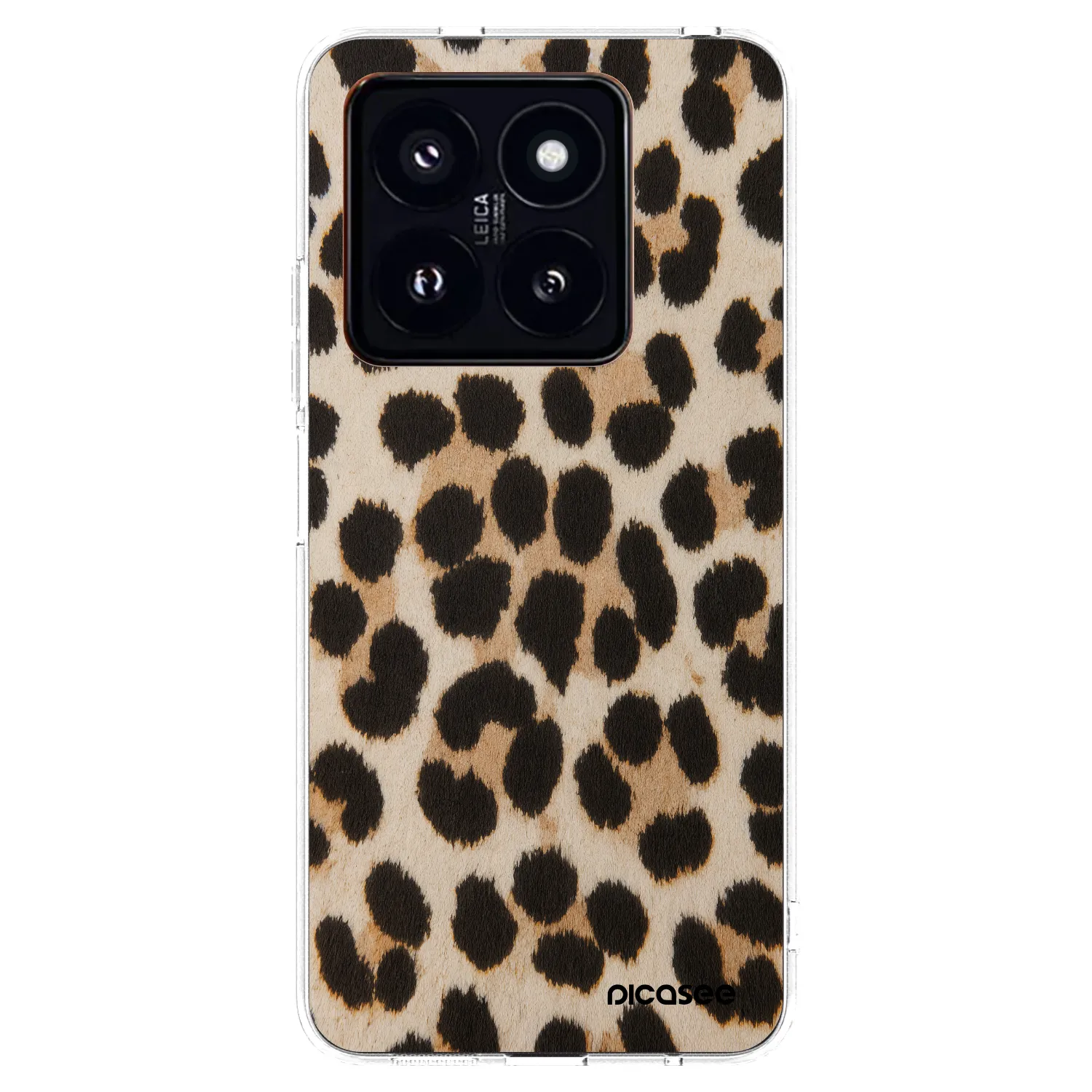 Picasee husă transparentă din silicon pentru Xiaomi 14 Pro - Brown Tiger