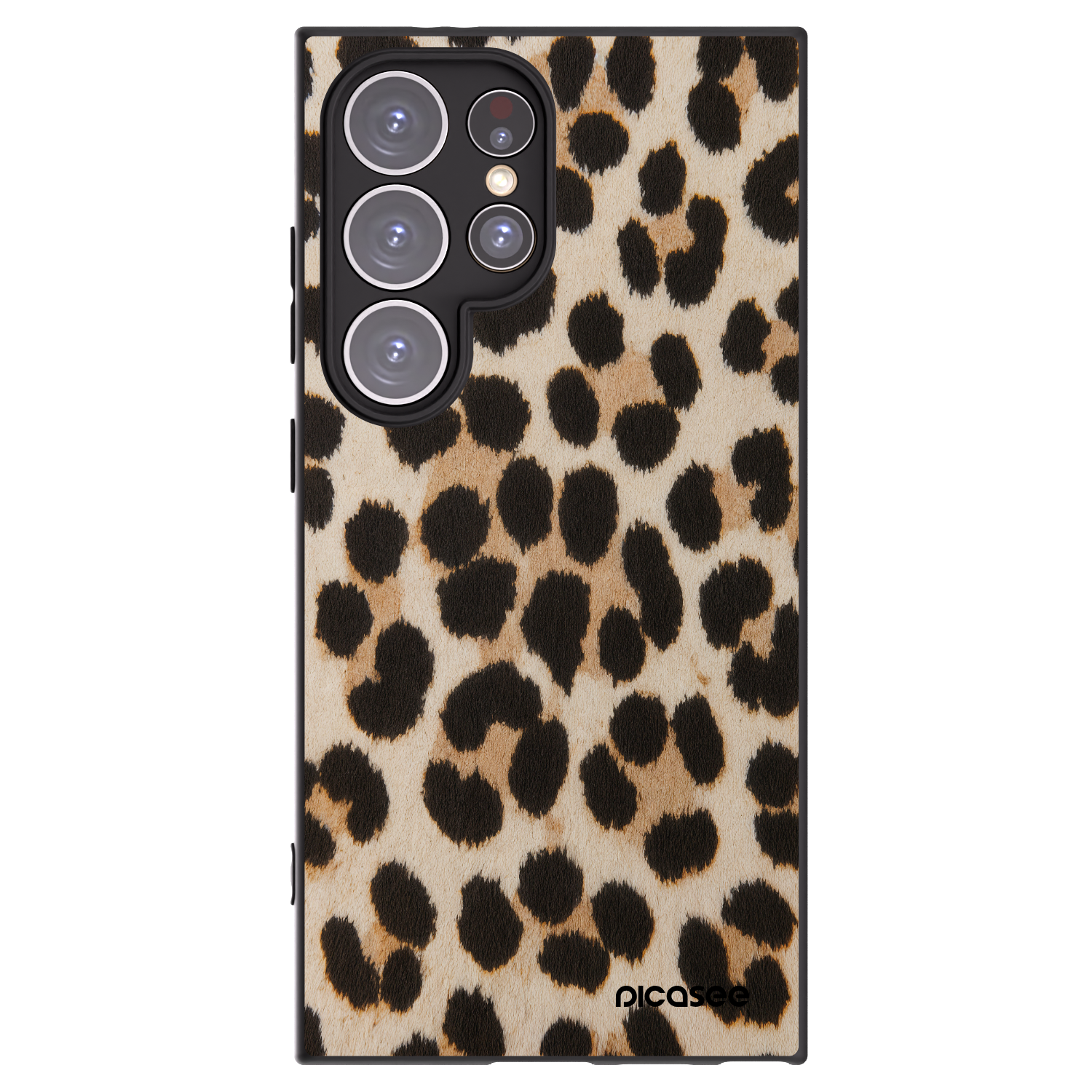 Picasee husă neagră din silicon pentru Samsung Galaxy S24 Ultra S928B 5G - Brown Tiger