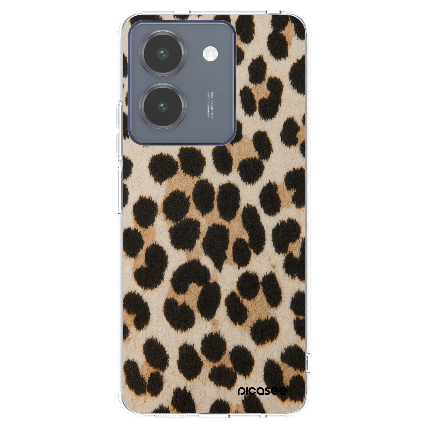 Picasee husă transparentă din silicon pentru Vivo Y36 4G - Brown Tiger
