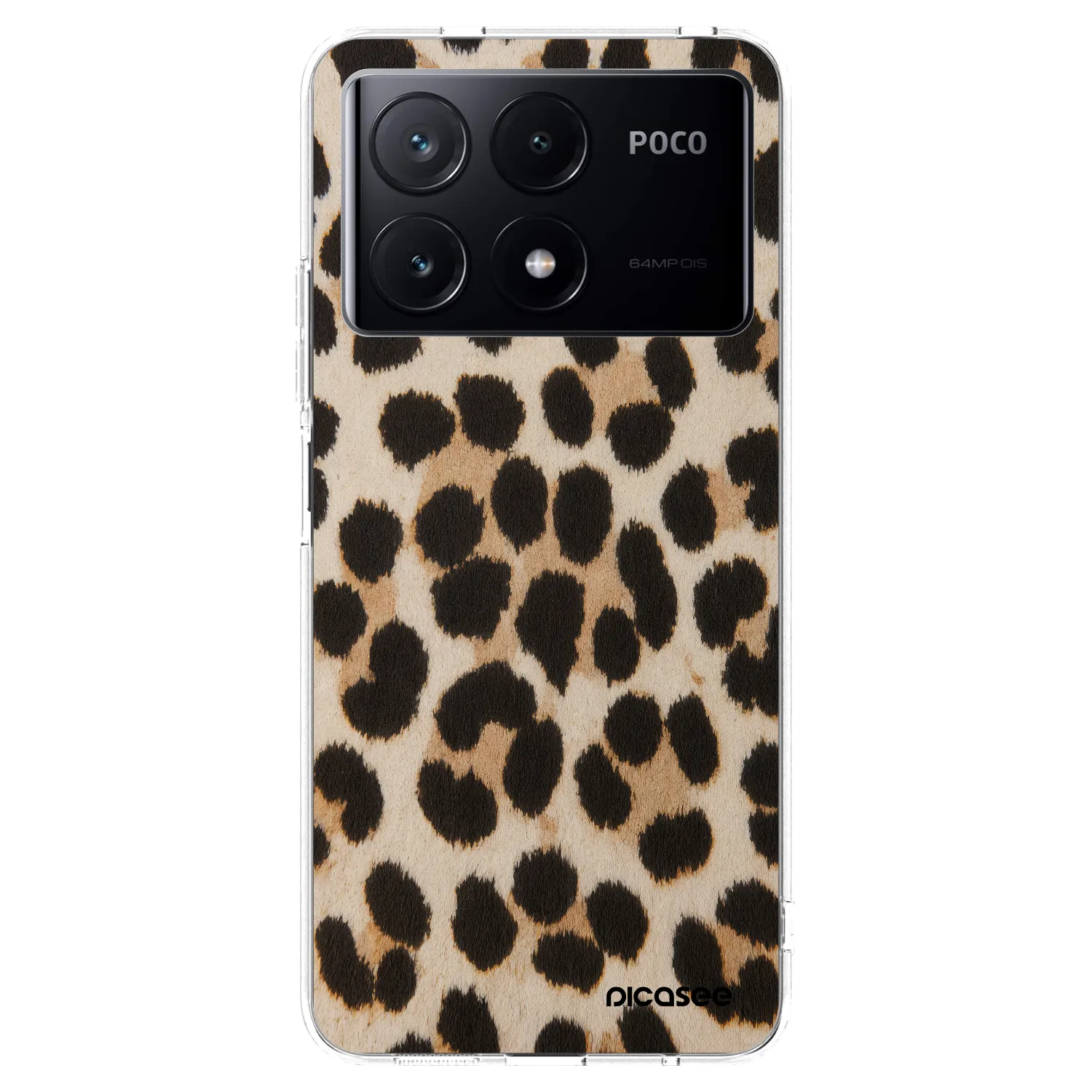Picasee husă transparentă din silicon pentru Xiaomi Poco X6 Pro - Brown Tiger