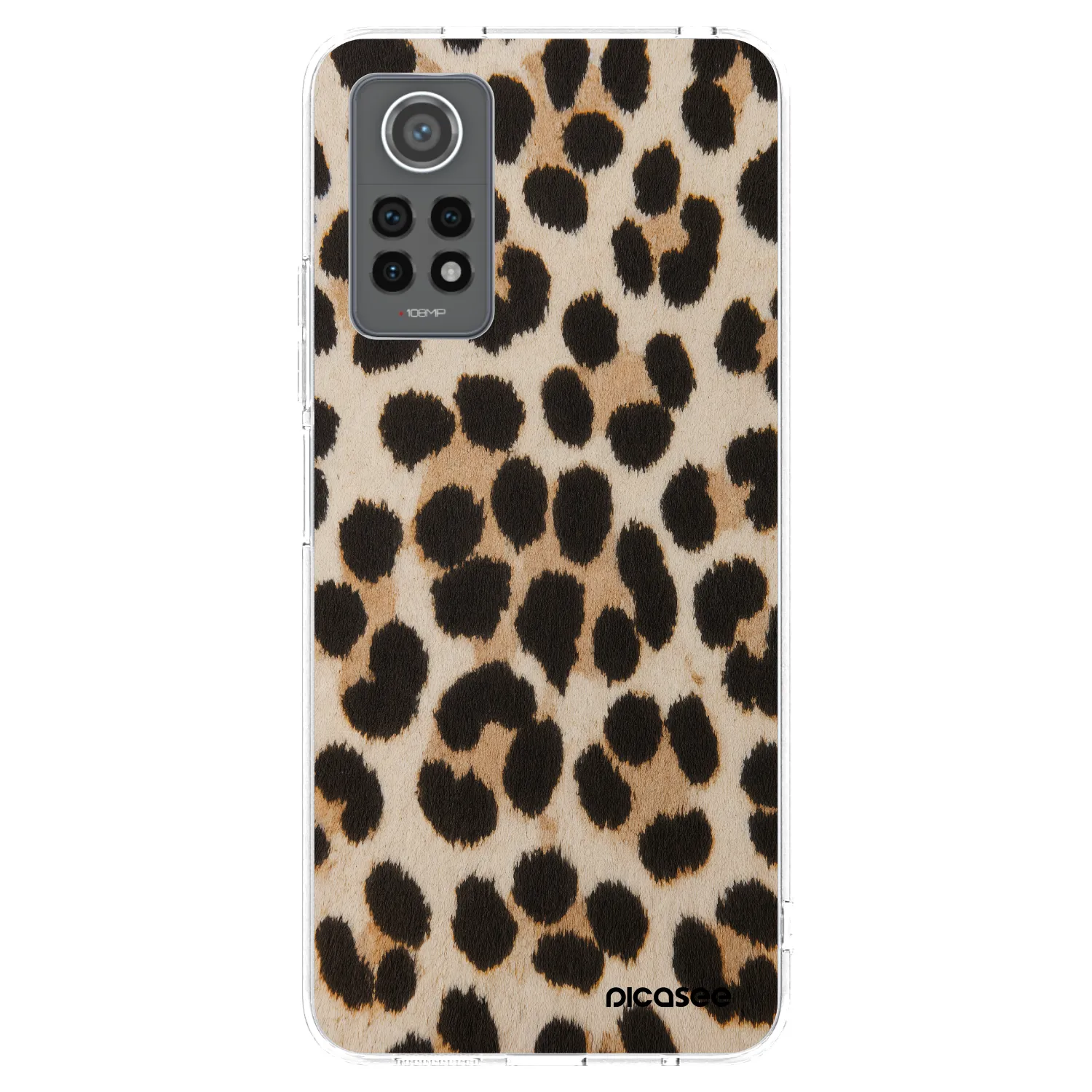 Picasee husă transparentă din silicon pentru Xiaomi Redmi Note 12 Pro 4G - Brown Tiger