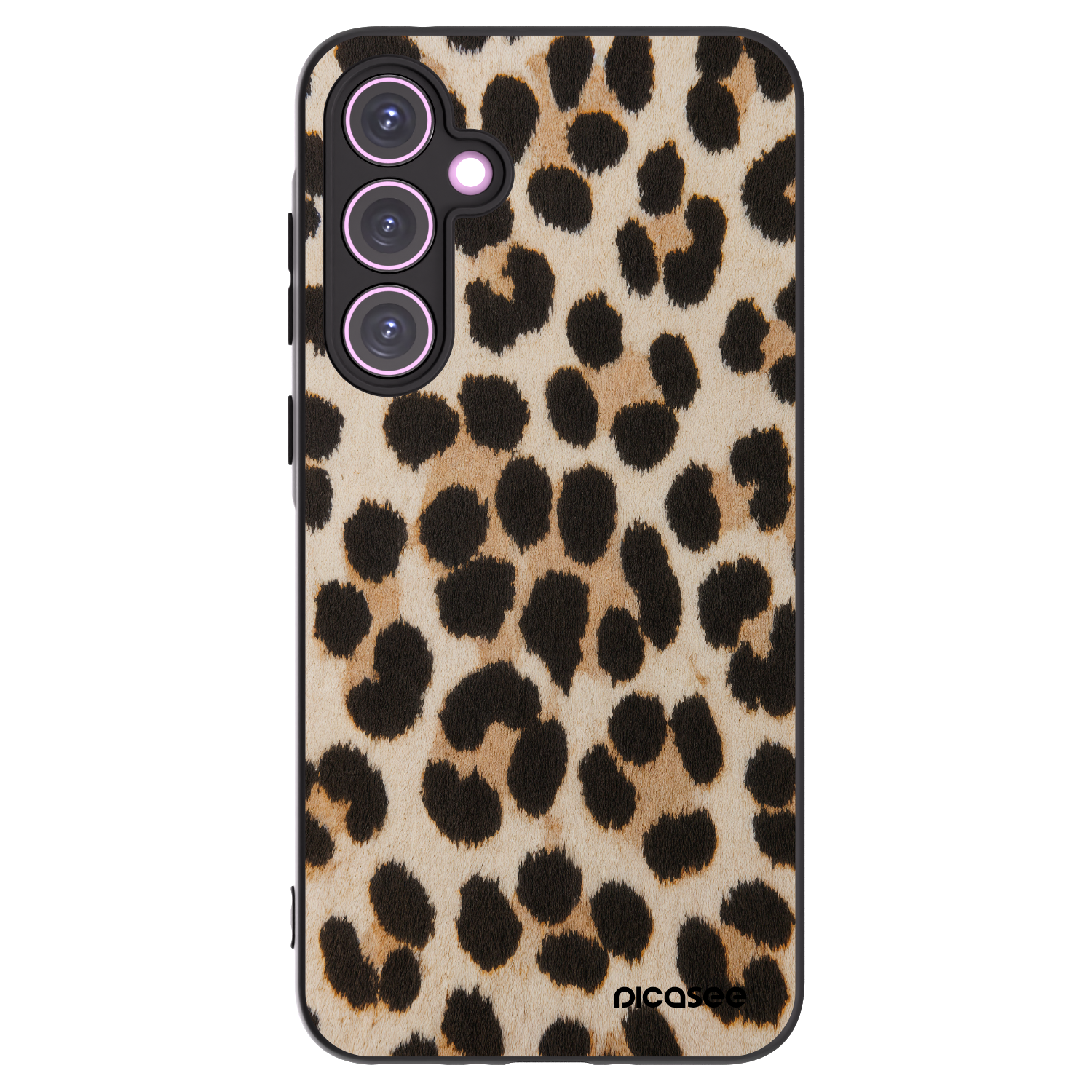 Picasee husă neagră din silicon pentru Samsung Galaxy A35 5G A356B - Brown Tiger