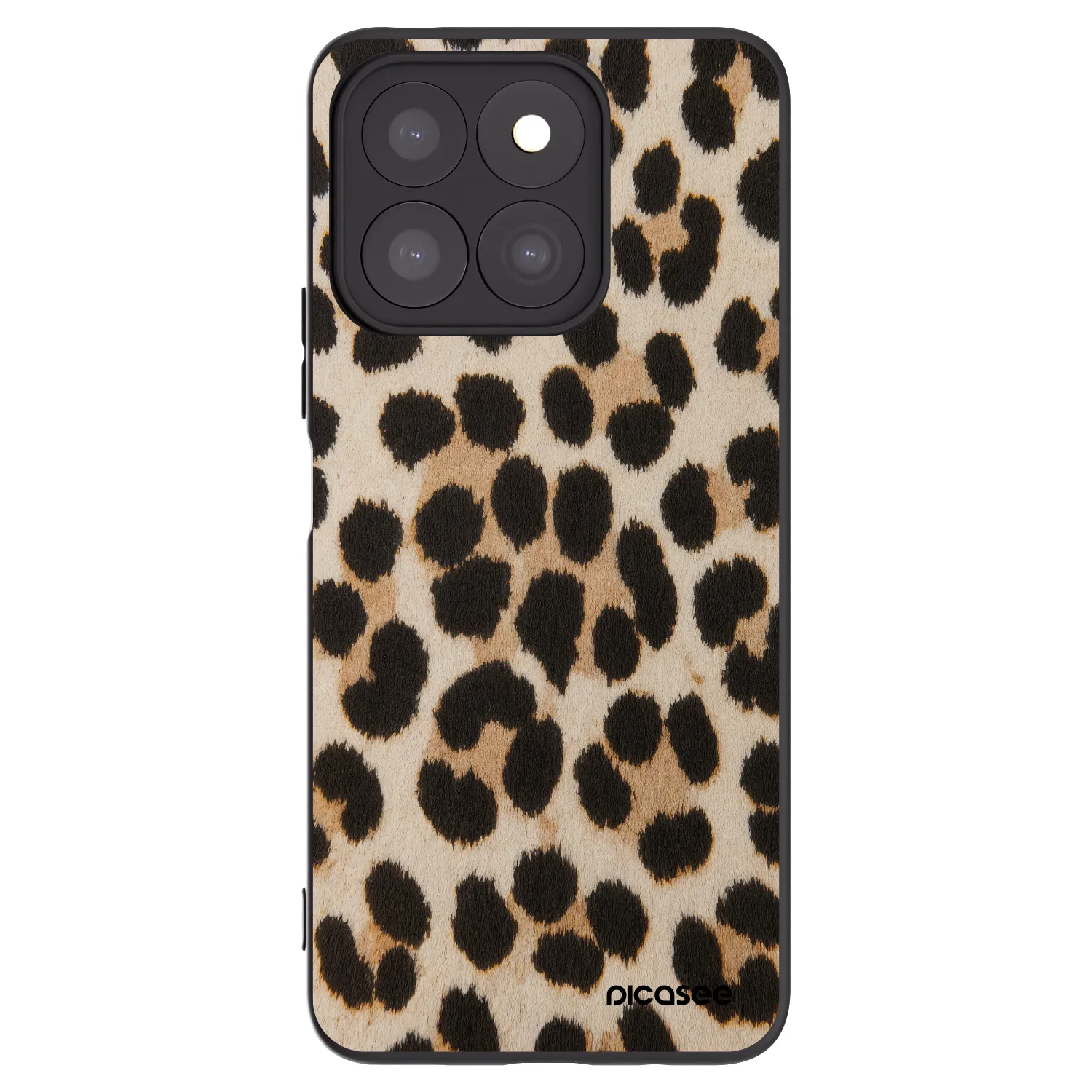 Picasee husă neagră din silicon pentru Honor X8b - Brown Tiger