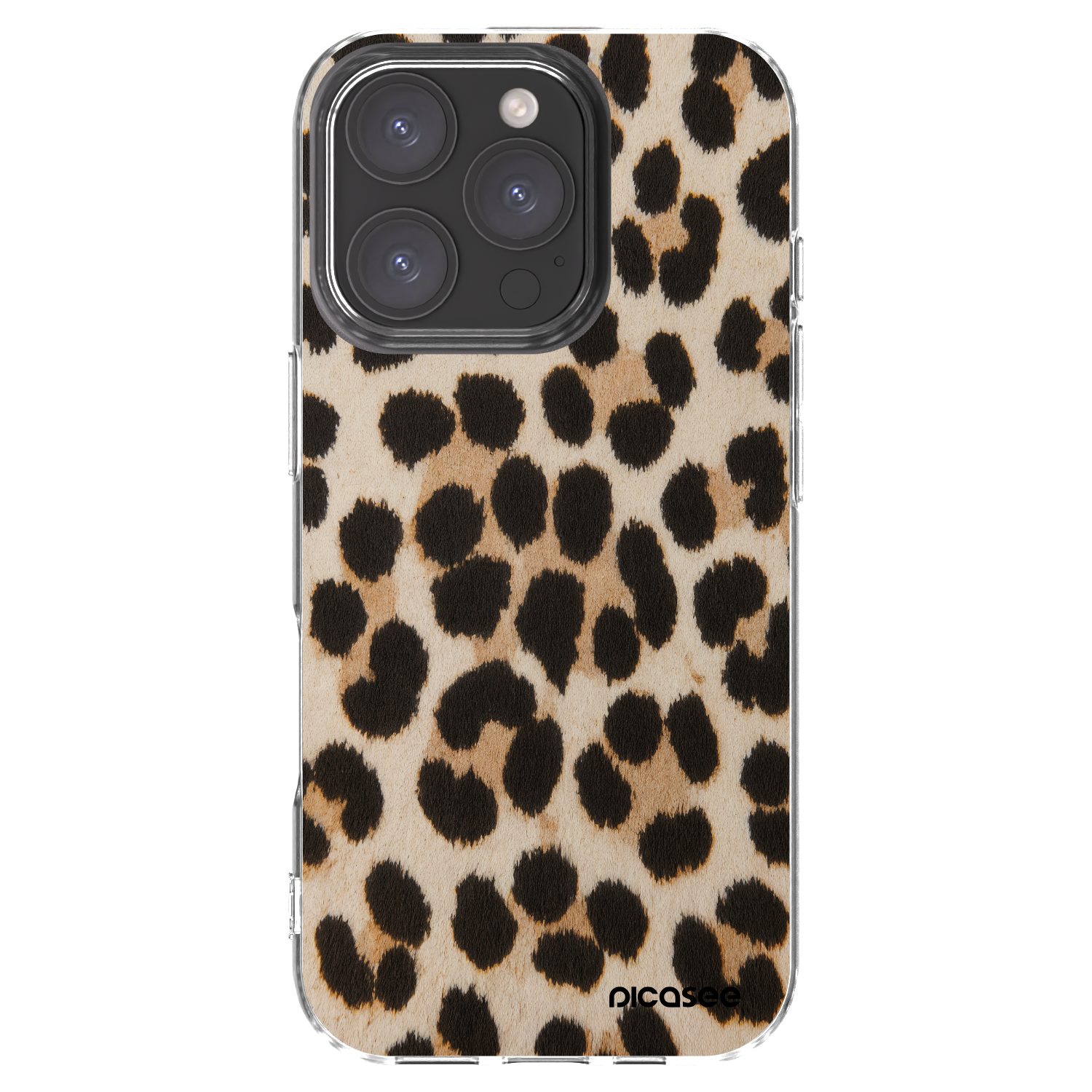 Picasee husă transparentă din silicon pentru Apple iPhone 16 Pro - Brown Tiger