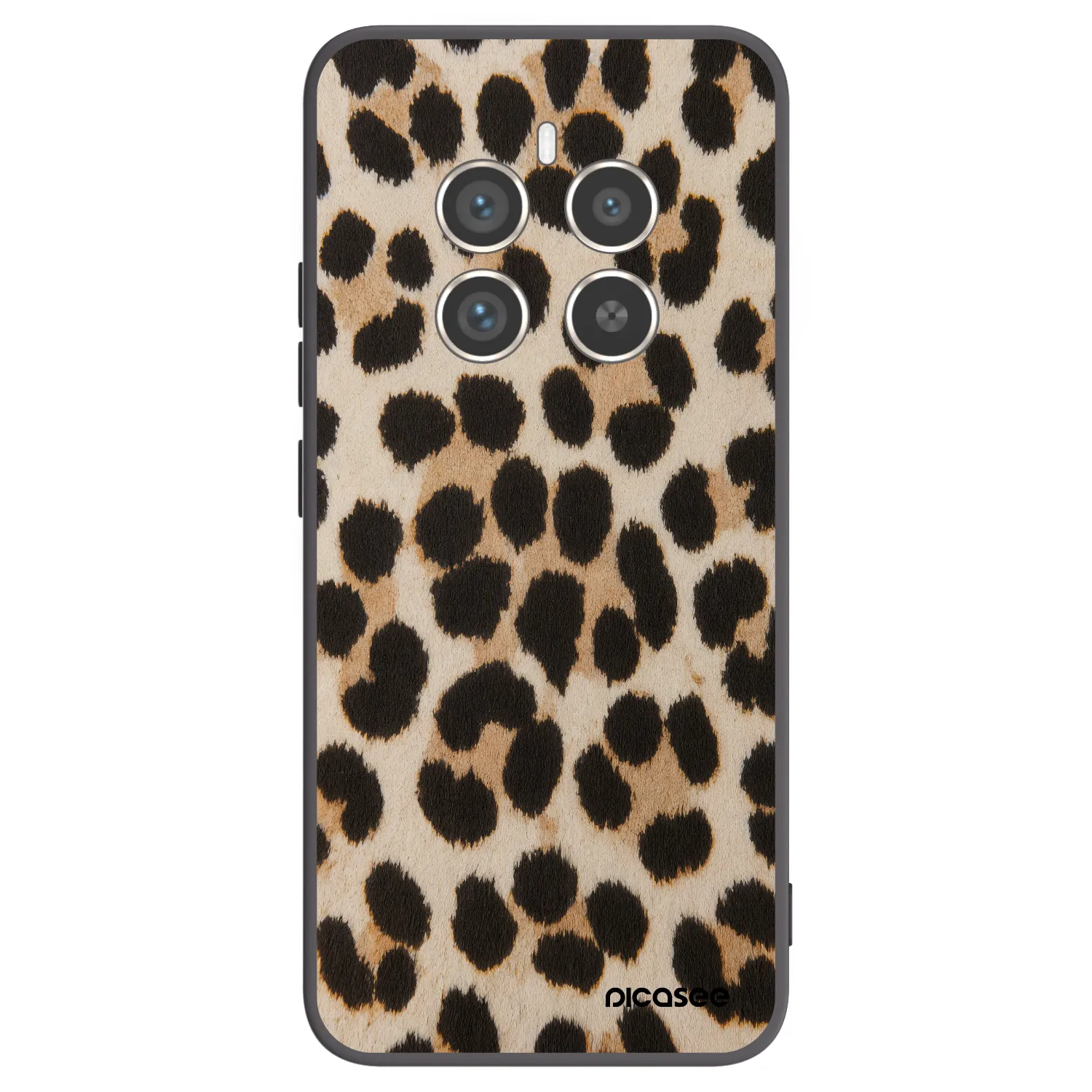 Picasee husă neagră din silicon pentru Realme 12 Pro 5G - Brown Tiger