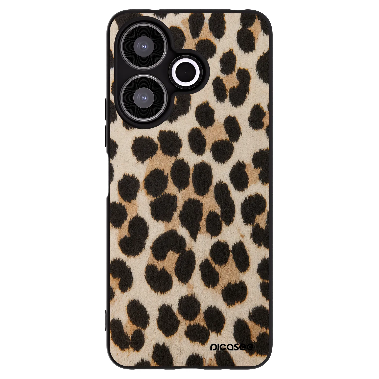 Picasee husă neagră din silicon pentru Xiaomi Redmi 13 4G - Brown Tiger