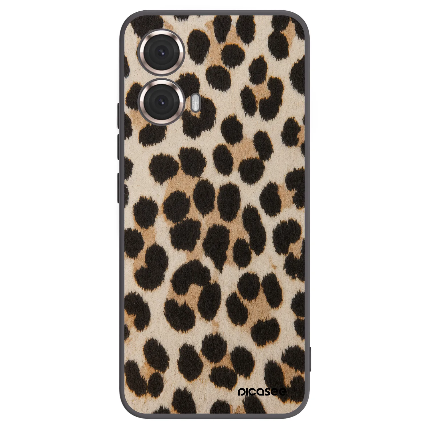 Picasee husă neagră din silicon pentru Motorola Moto G85 - Brown Tiger