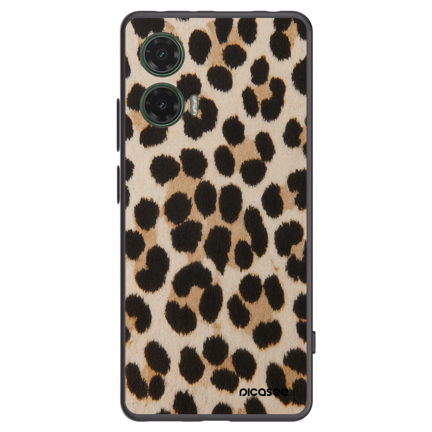 Picasee husă neagră din silicon pentru Motorola Moto G35 5G - Brown Tiger