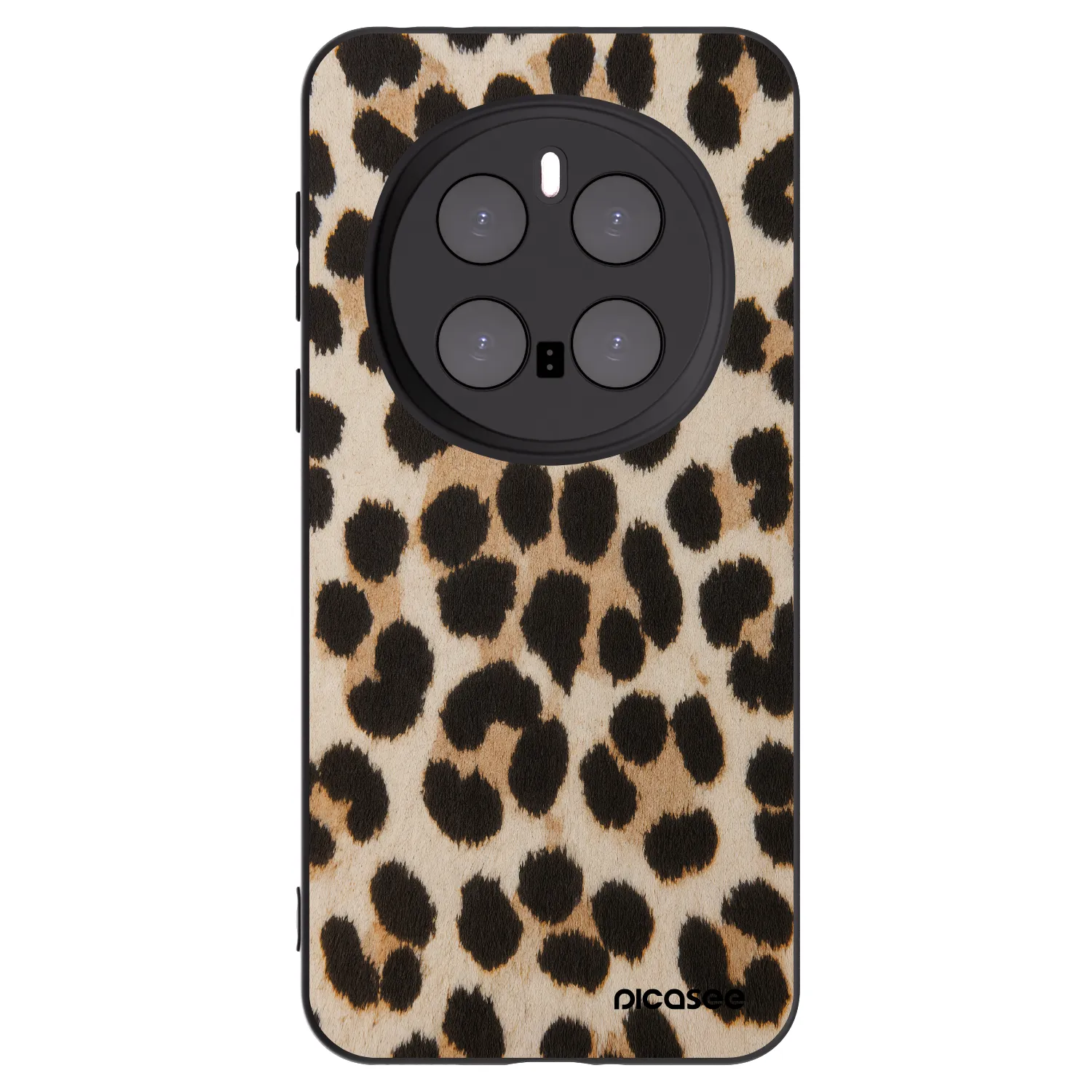 Picasee husă neagră din silicon pentru Honor Magic7 Pro 5G - Brown Tiger