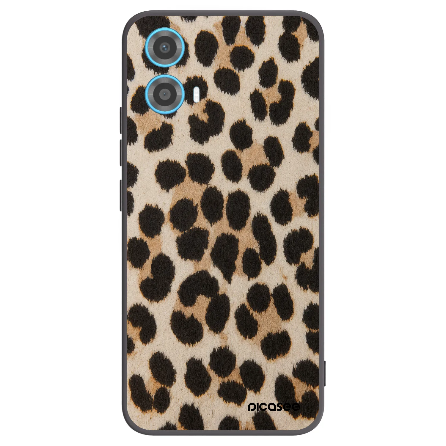 Picasee husă neagră din silicon pentru Motorola Moto G34 5G - Brown Tiger