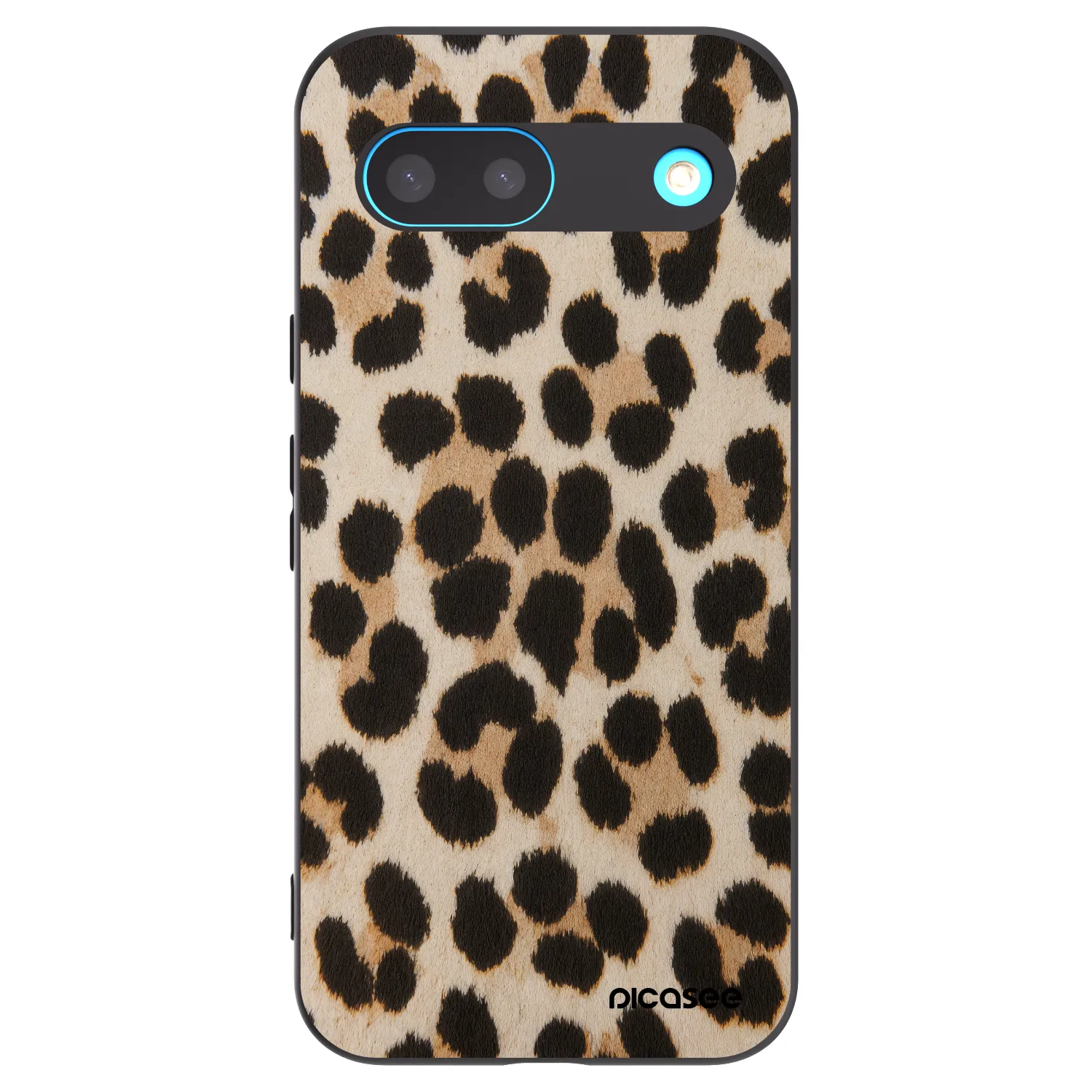 Picasee husă neagră din silicon pentru Google Pixel 8 - Brown Tiger