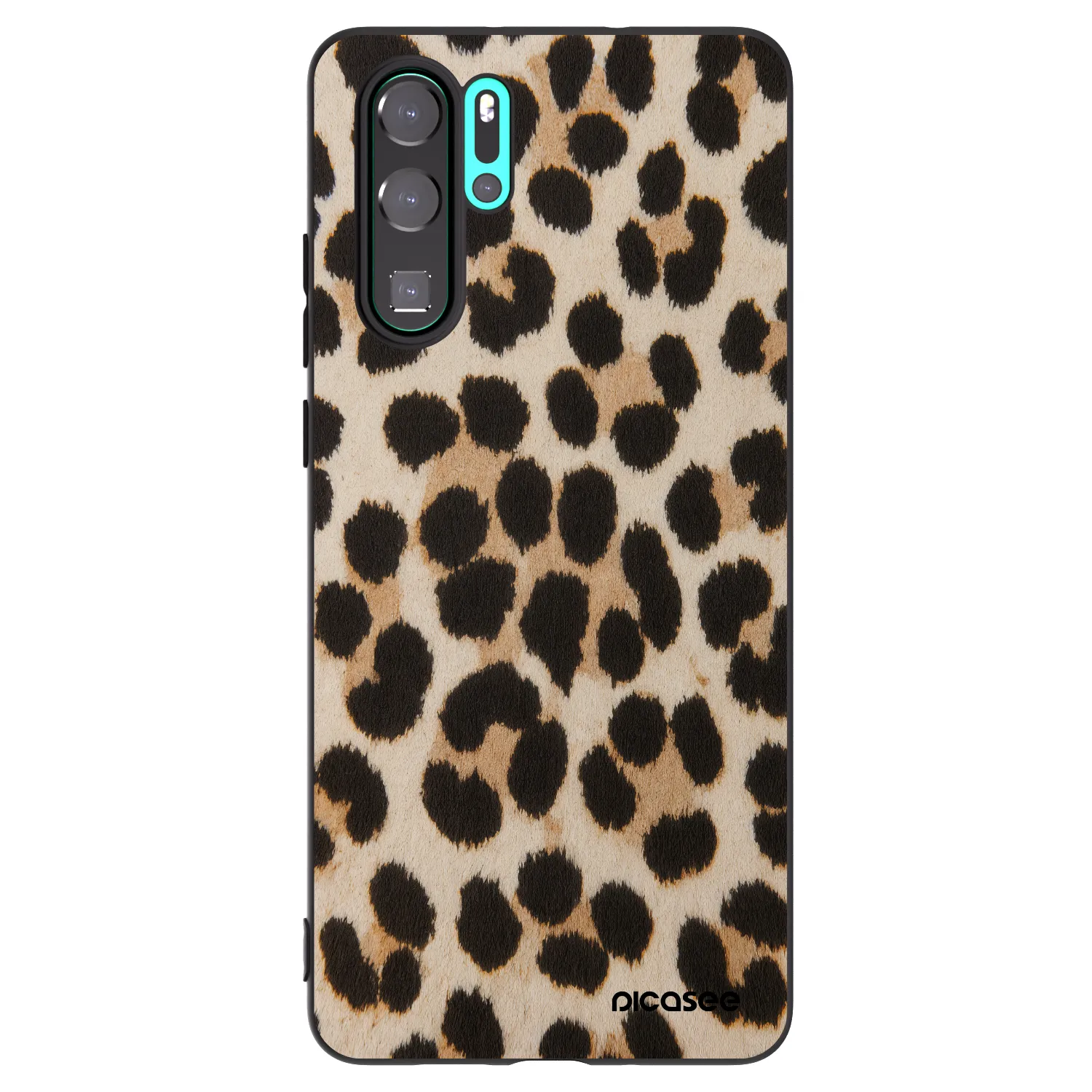 Picasee husă neagră din silicon pentru Huawei P30 Pro - Brown Tiger