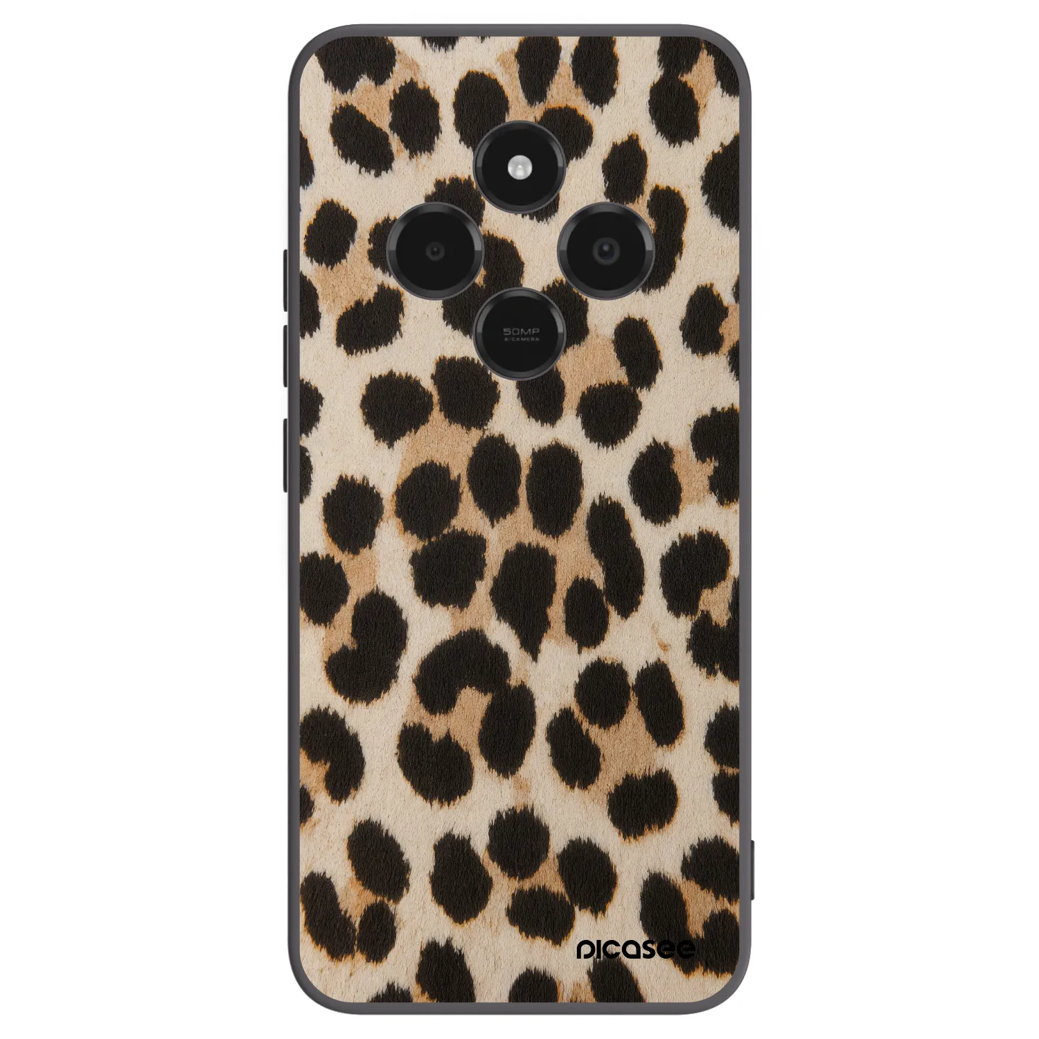Picasee husă neagră din silicon pentru Xiaomi Poco C75 - Brown Tiger