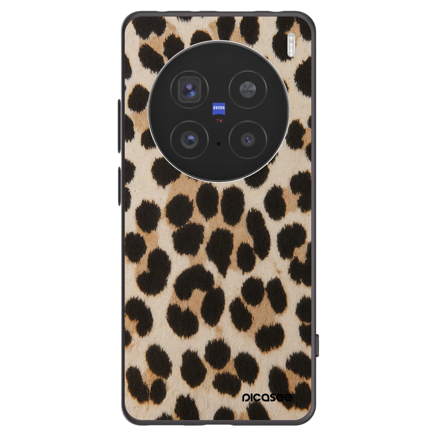 Picasee husă neagră din silicon pentru Vivo X200 Pro - Brown Tiger