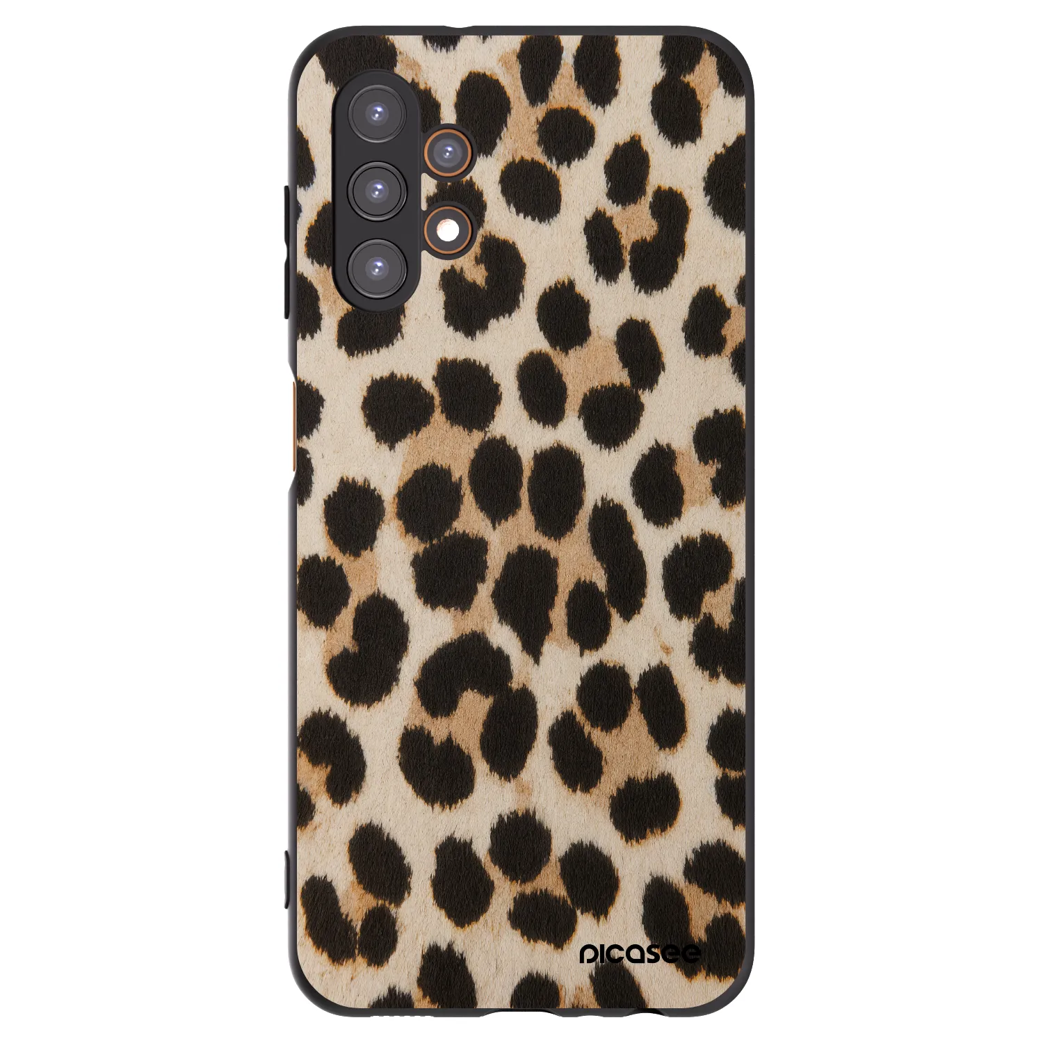 Picasee husă neagră din silicon pentru Samsung Galaxy A13 5G - Brown Tiger