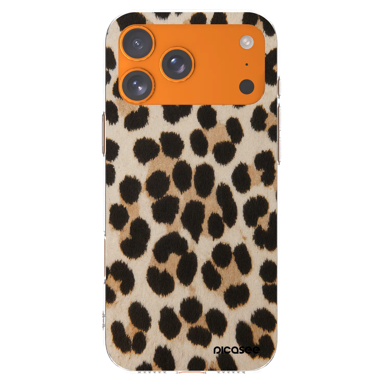 Picasee husă transparentă din silicon pentru Apple iPhone 17 Pro Max - Brown Tiger