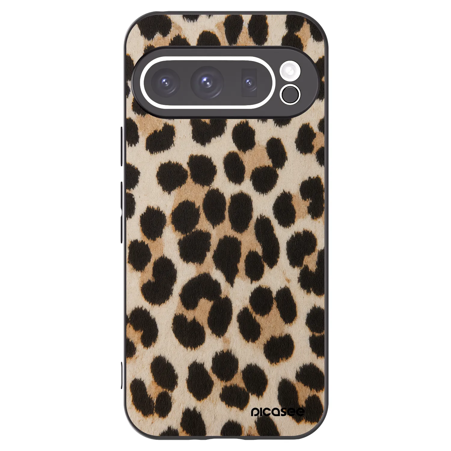 Picasee husă neagră din silicon pentru Google Pixel 9 Pro XL - Brown Tiger