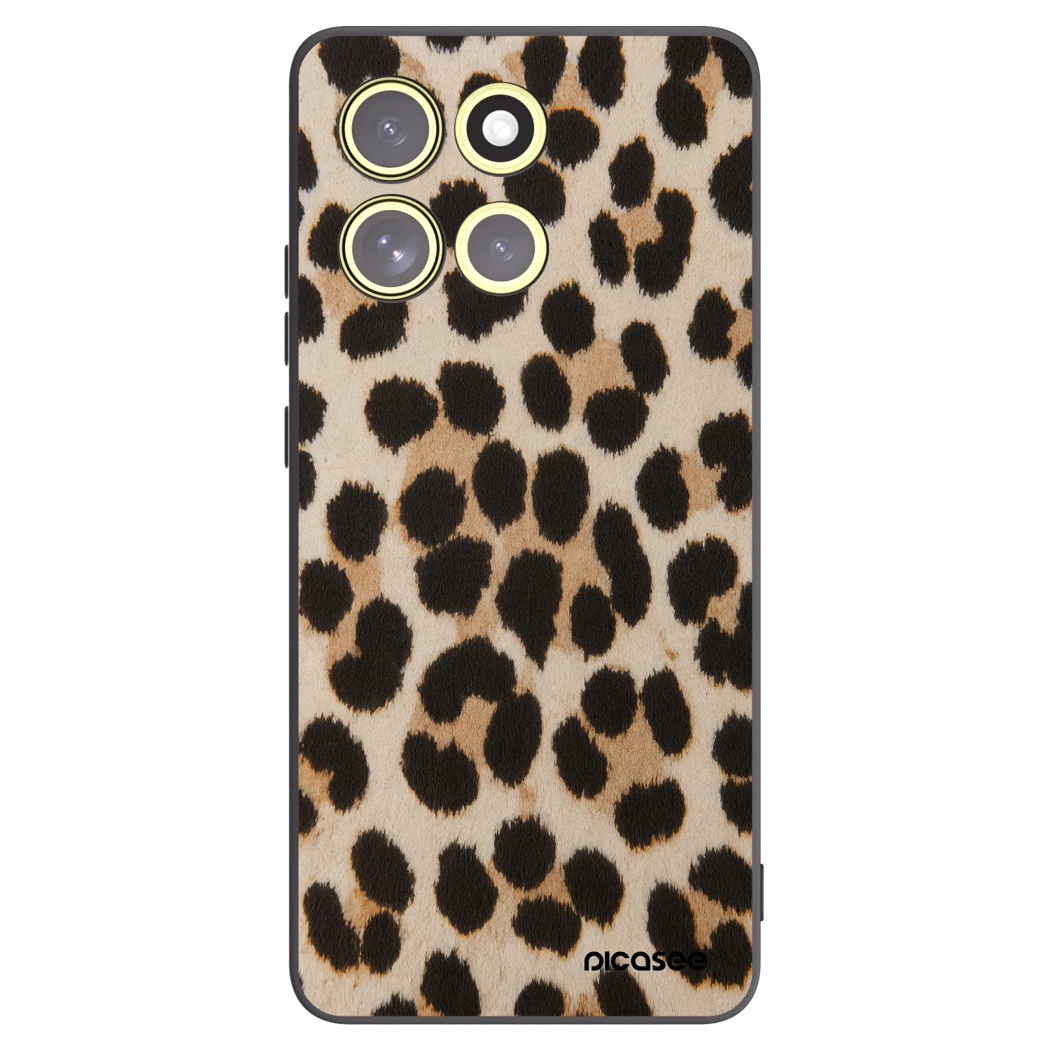 Picasee husă neagră din silicon pentru Motorola Moto G86 5G - Brown Tiger