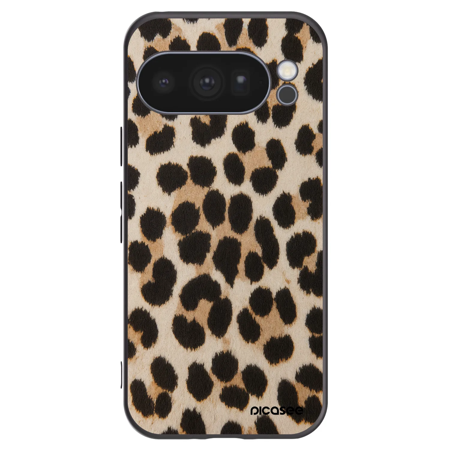 Picasee husă neagră din silicon pentru Google Pixel 10 Pro - Brown Tiger