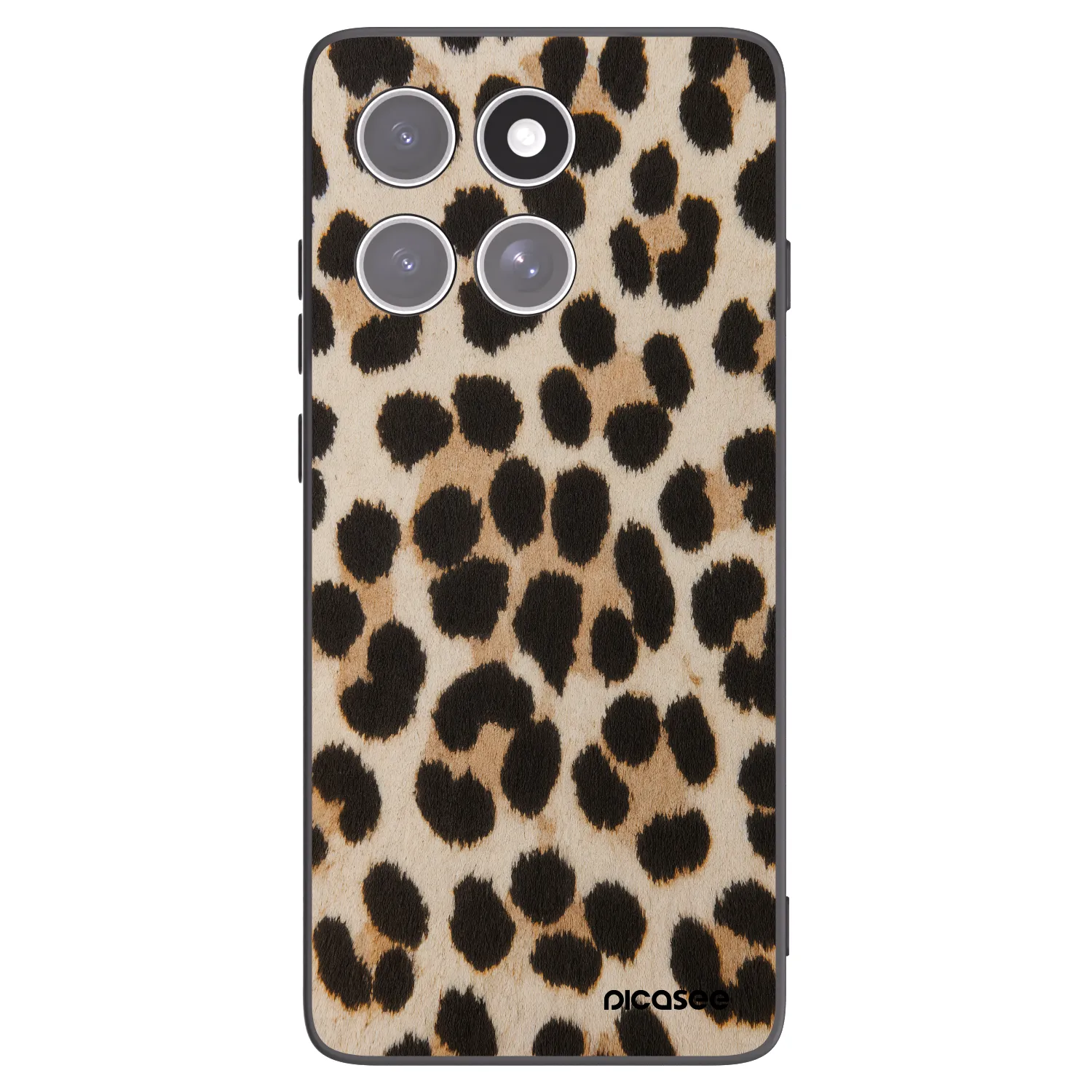 Picasee husă neagră din silicon pentru Motorola Edge 60 Fusion - Brown Tiger