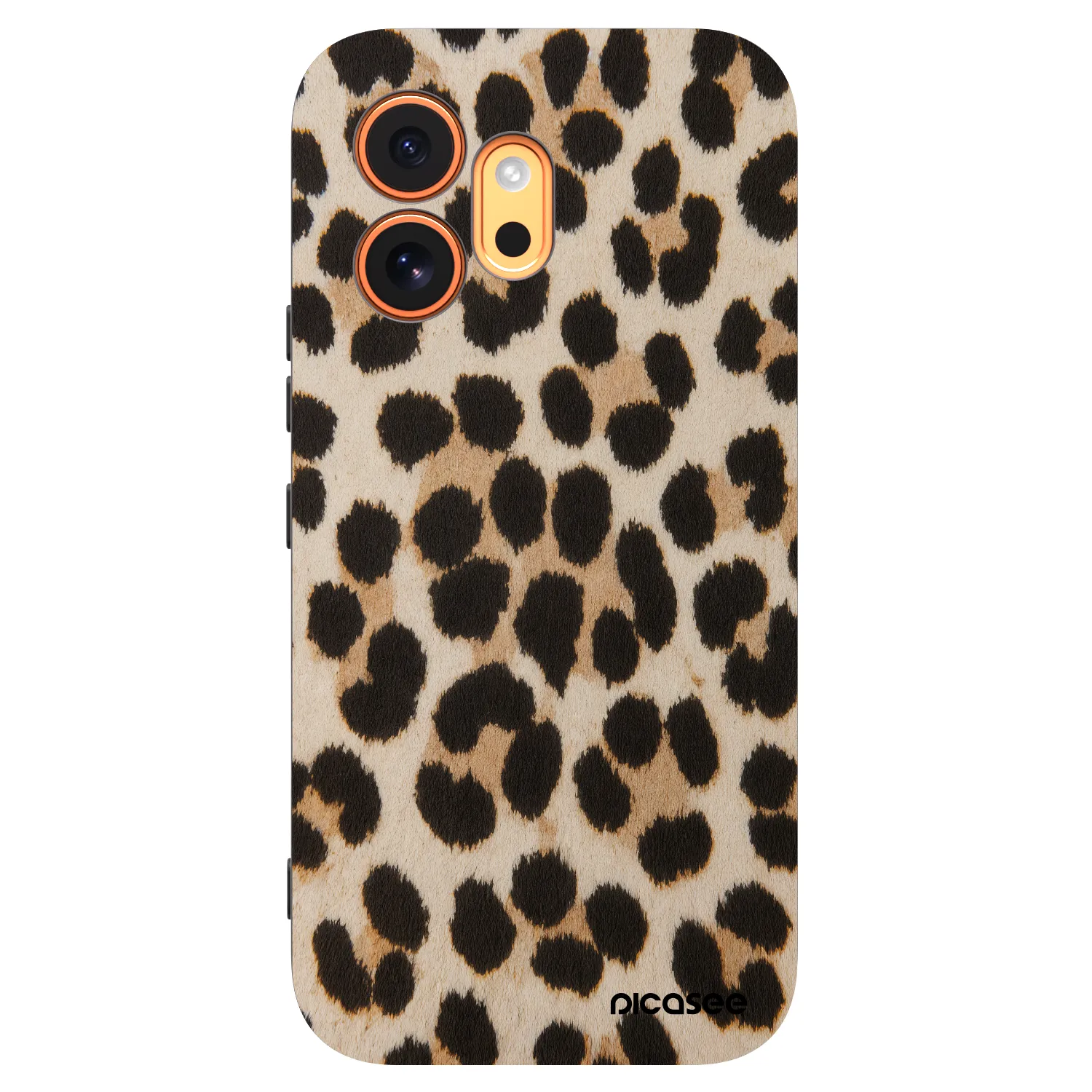 Picasee husă neagră din silicon pentru Honor 600 - Brown Tiger