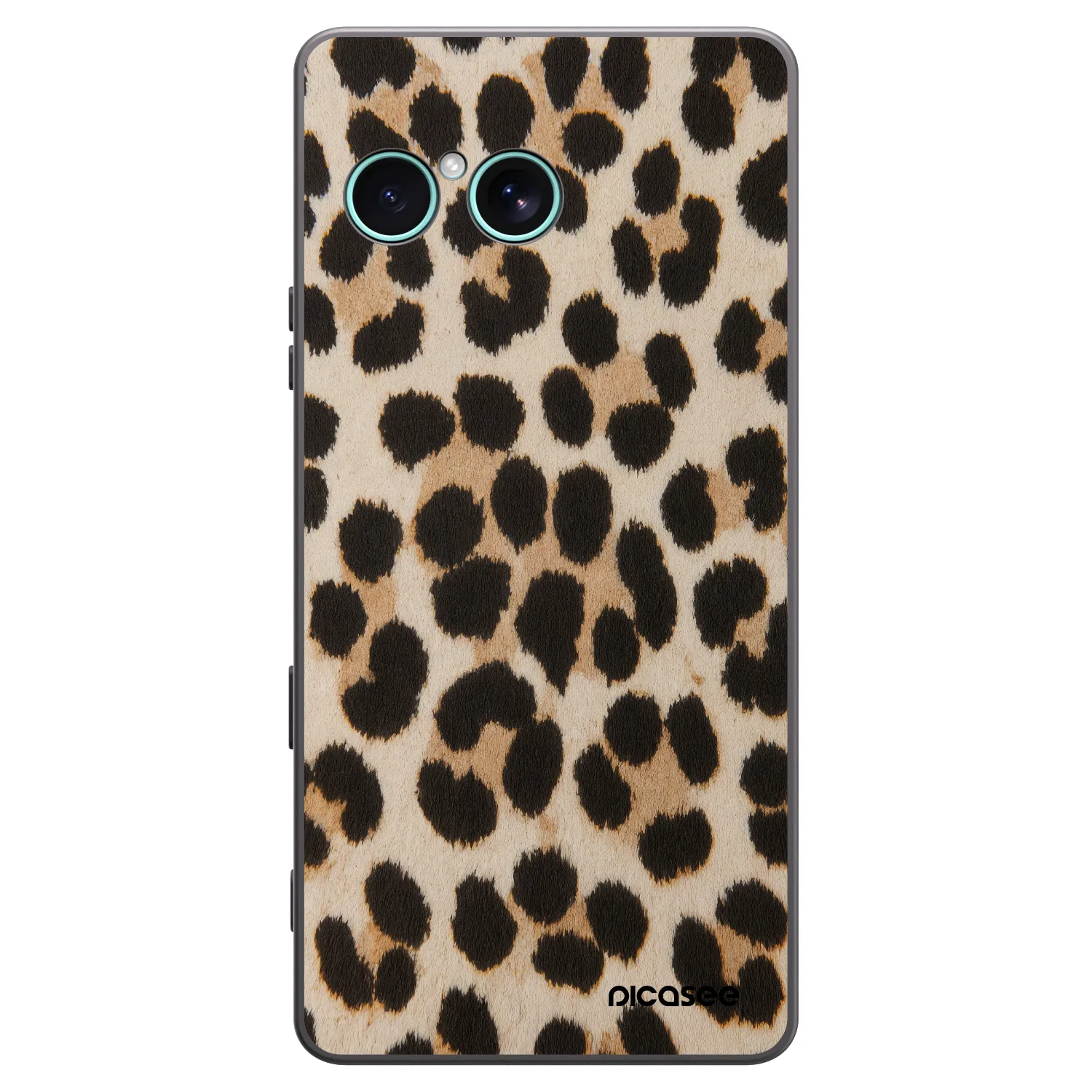 Picasee husă neagră din silicon pentru Sony Xperia 10 VII - Brown Tiger