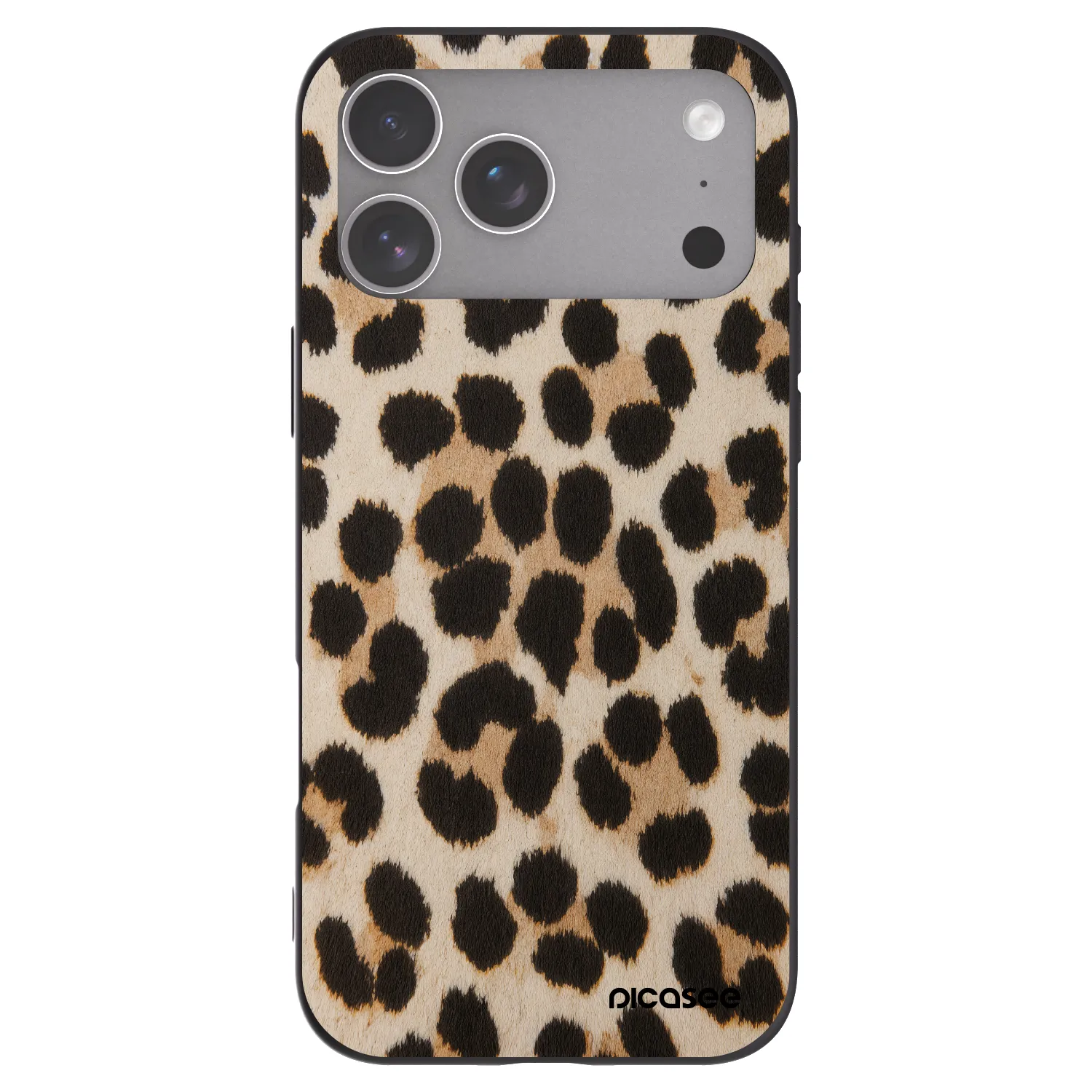 Picasee husă neagră din silicon pentru Apple iPhone 18 Pro Max - Brown Tiger