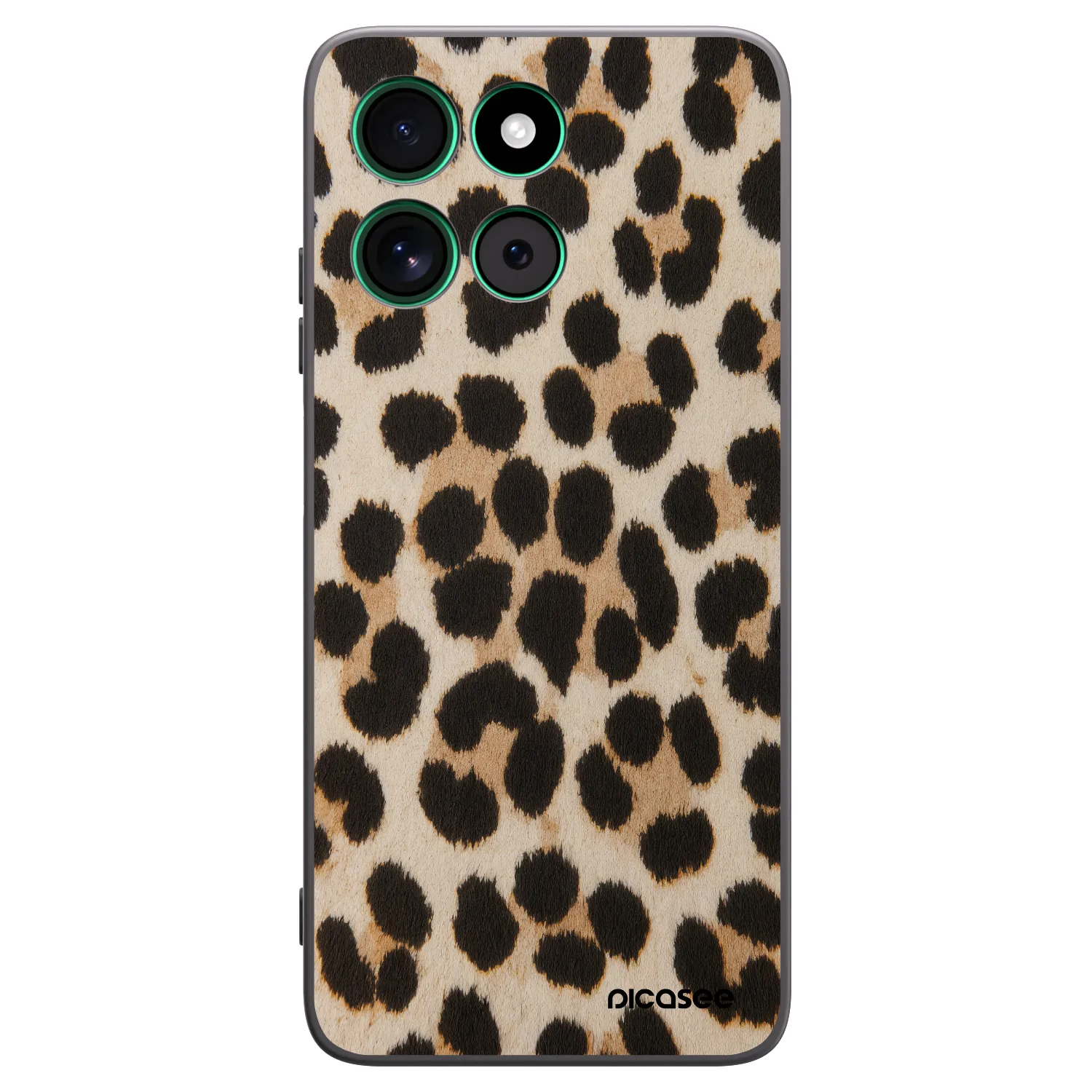 Picasee husă neagră din silicon pentru Motorola Moto G57 Power - Brown Tiger
