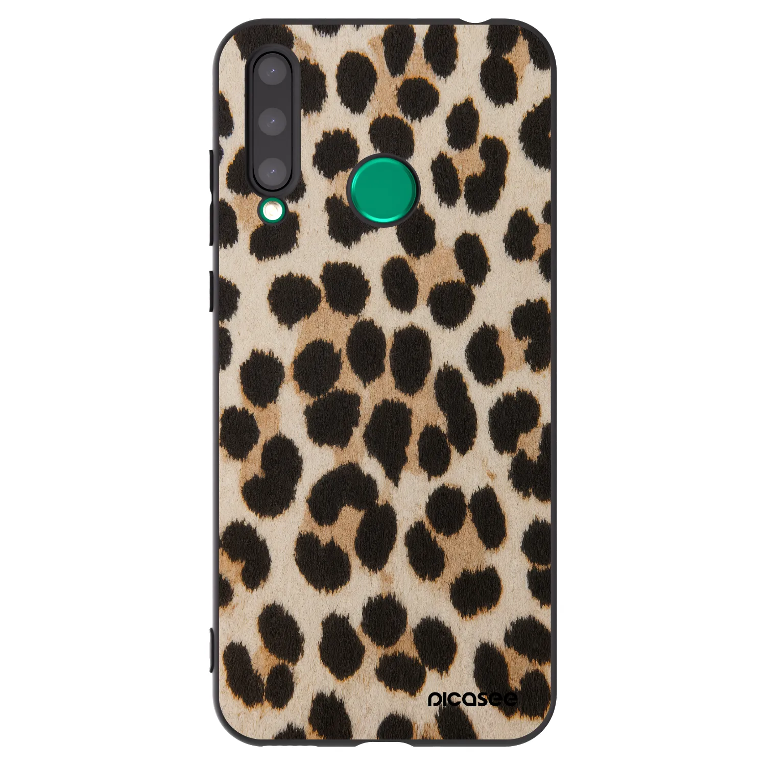 Picasee husă neagră din silicon pentru Honor 20 Lite - Brown Tiger