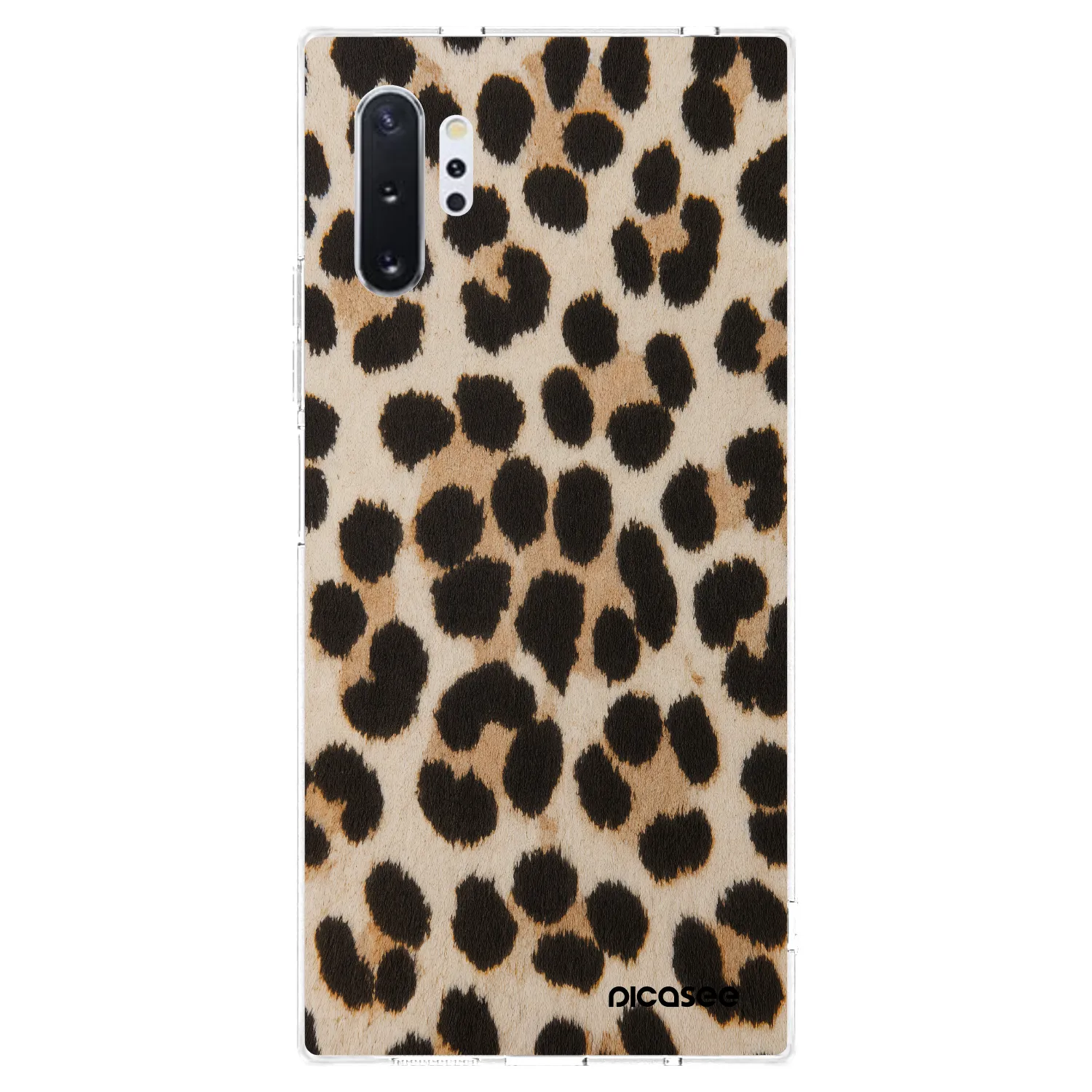 Picasee husă transparentă din silicon pentru Samsung Galaxy Note 10+ N975F - Brown Tiger