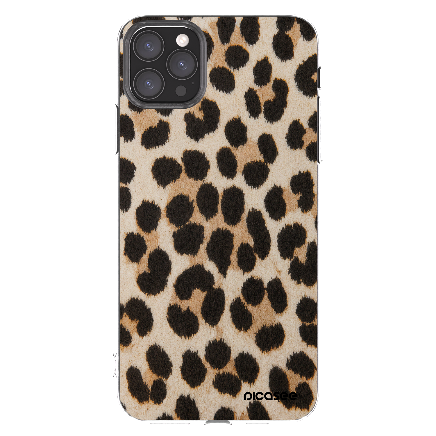 Picasee husă transparentă din silicon pentru Apple iPhone 11 Pro Max - Brown Tiger