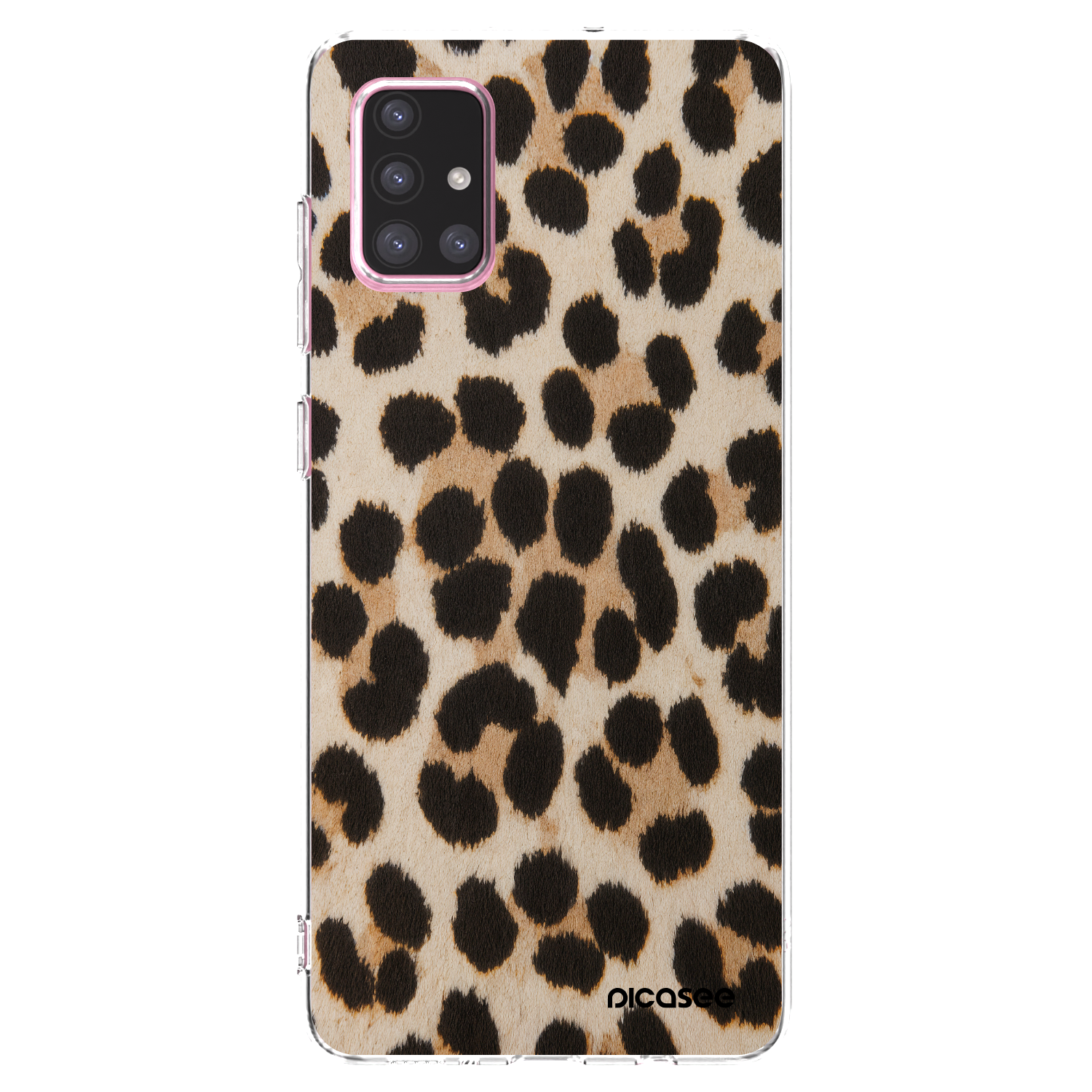 Picasee husă transparentă din silicon pentru Samsung Galaxy A71 A715F - Brown Tiger