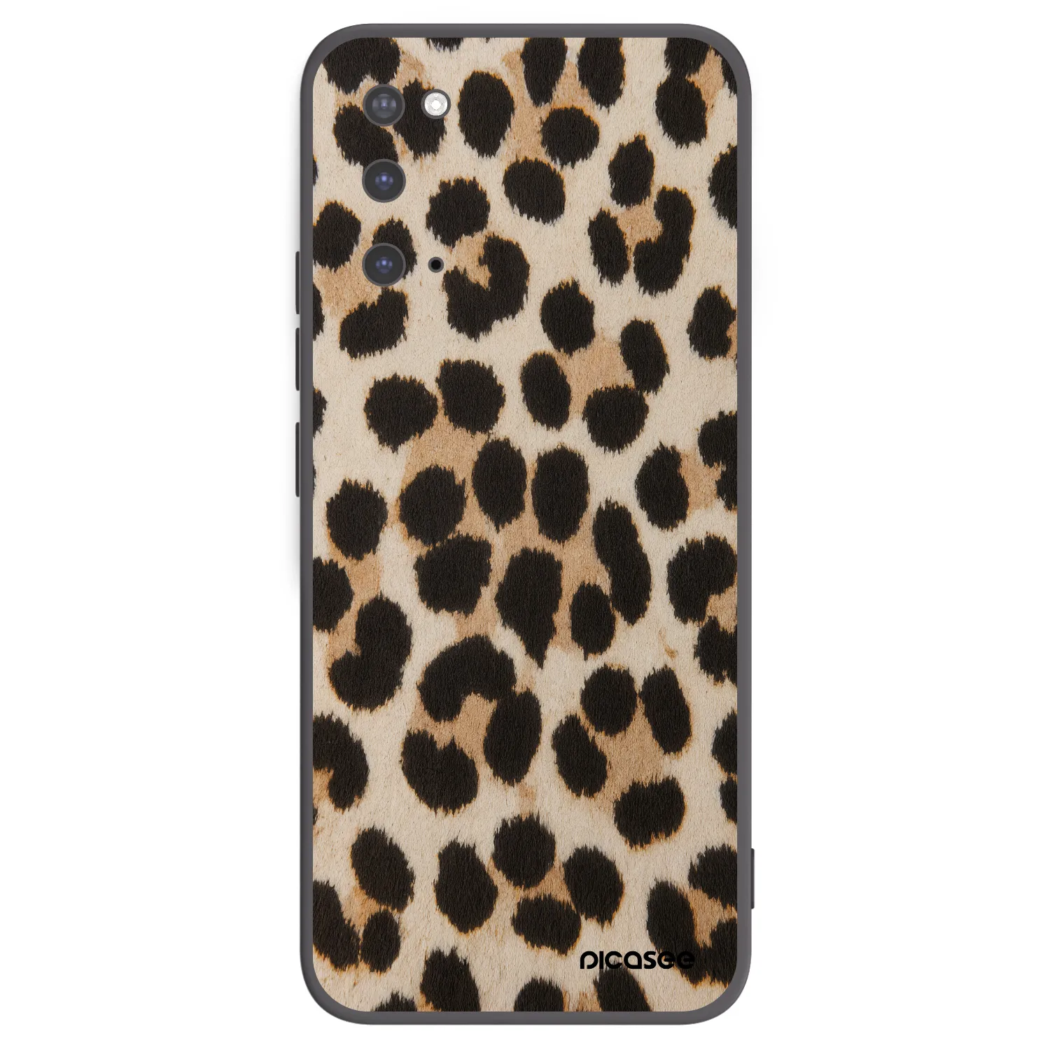 Picasee husă neagră din silicon pentru Samsung Galaxy S20 G980F - Brown Tiger