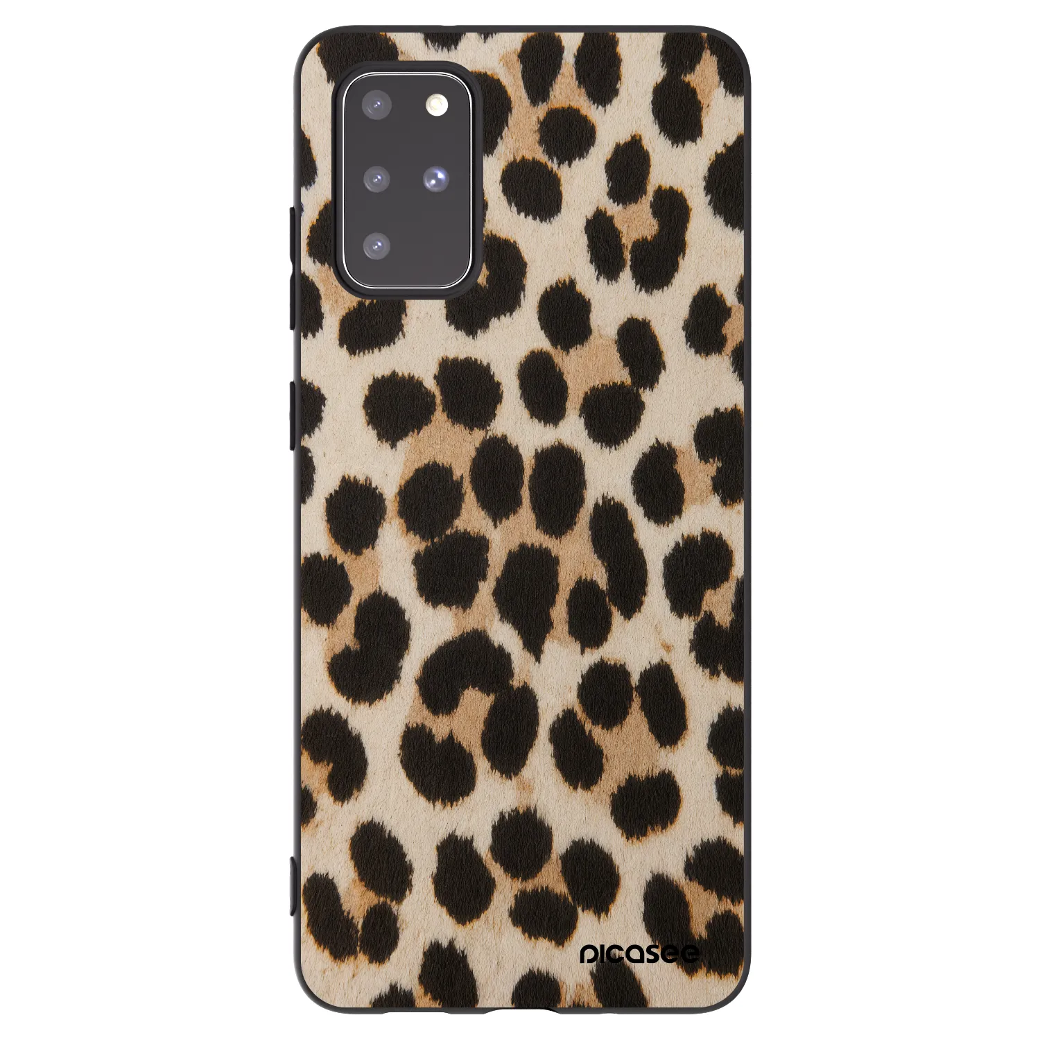Picasee husă neagră din silicon pentru Samsung Galaxy S20+ G985F - Brown Tiger