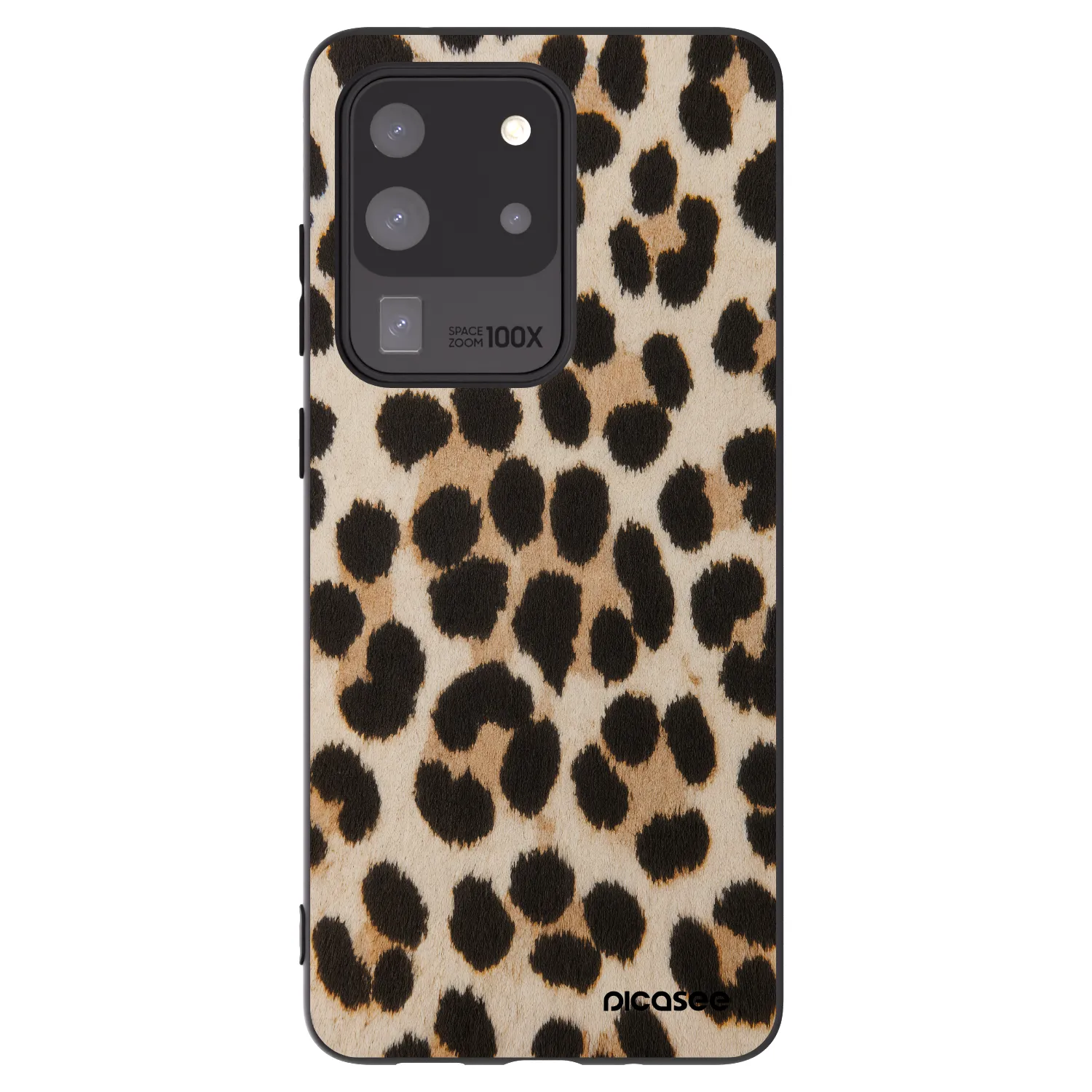 Picasee husă neagră din silicon pentru Samsung Galaxy S20 Ultra 5G G988F - Brown Tiger