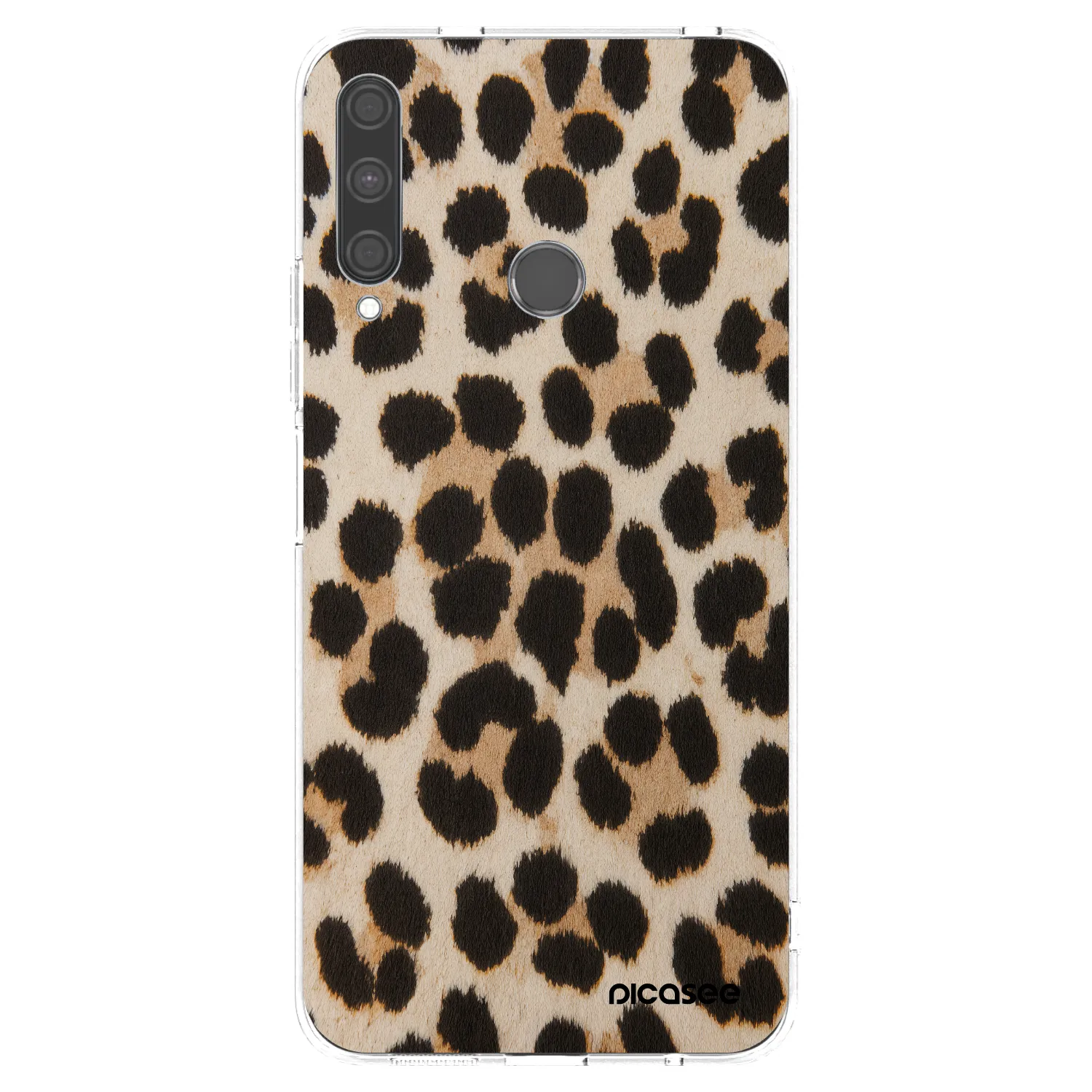 Picasee husă transparentă din silicon pentru Huawei P40 Lite E - Brown Tiger