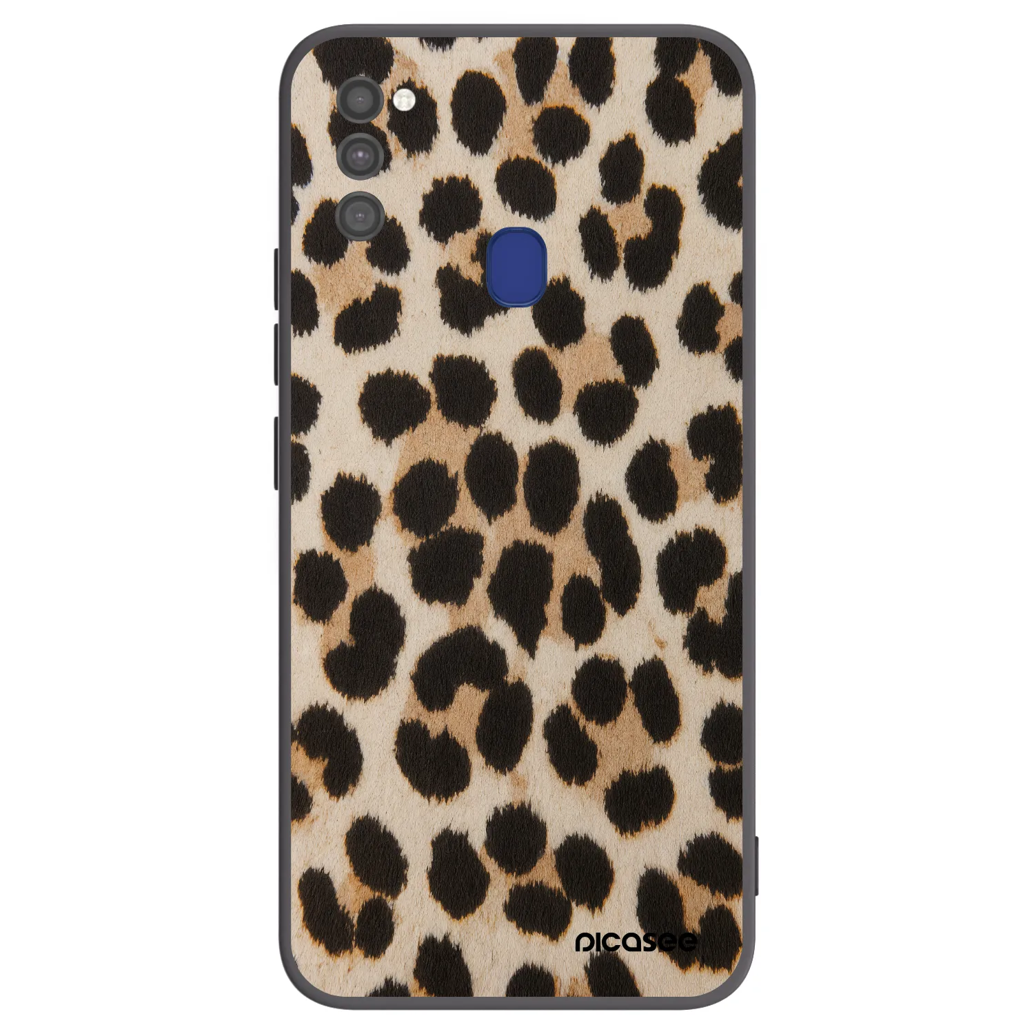 Picasee husă neagră din silicon pentru Samsung Galaxy M21 M215F - Brown Tiger