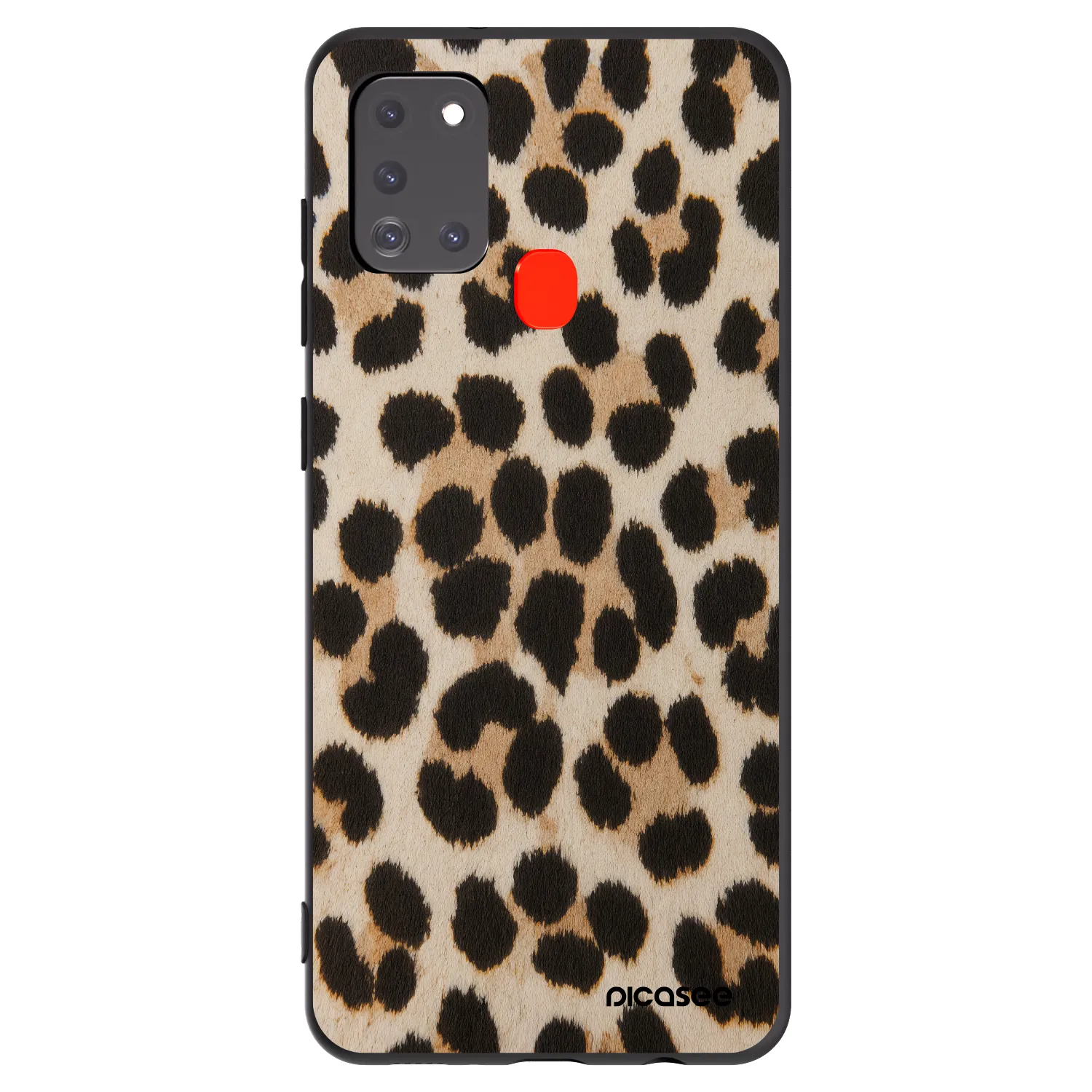 Picasee husă neagră din silicon pentru Samsung Galaxy A21s - Brown Tiger