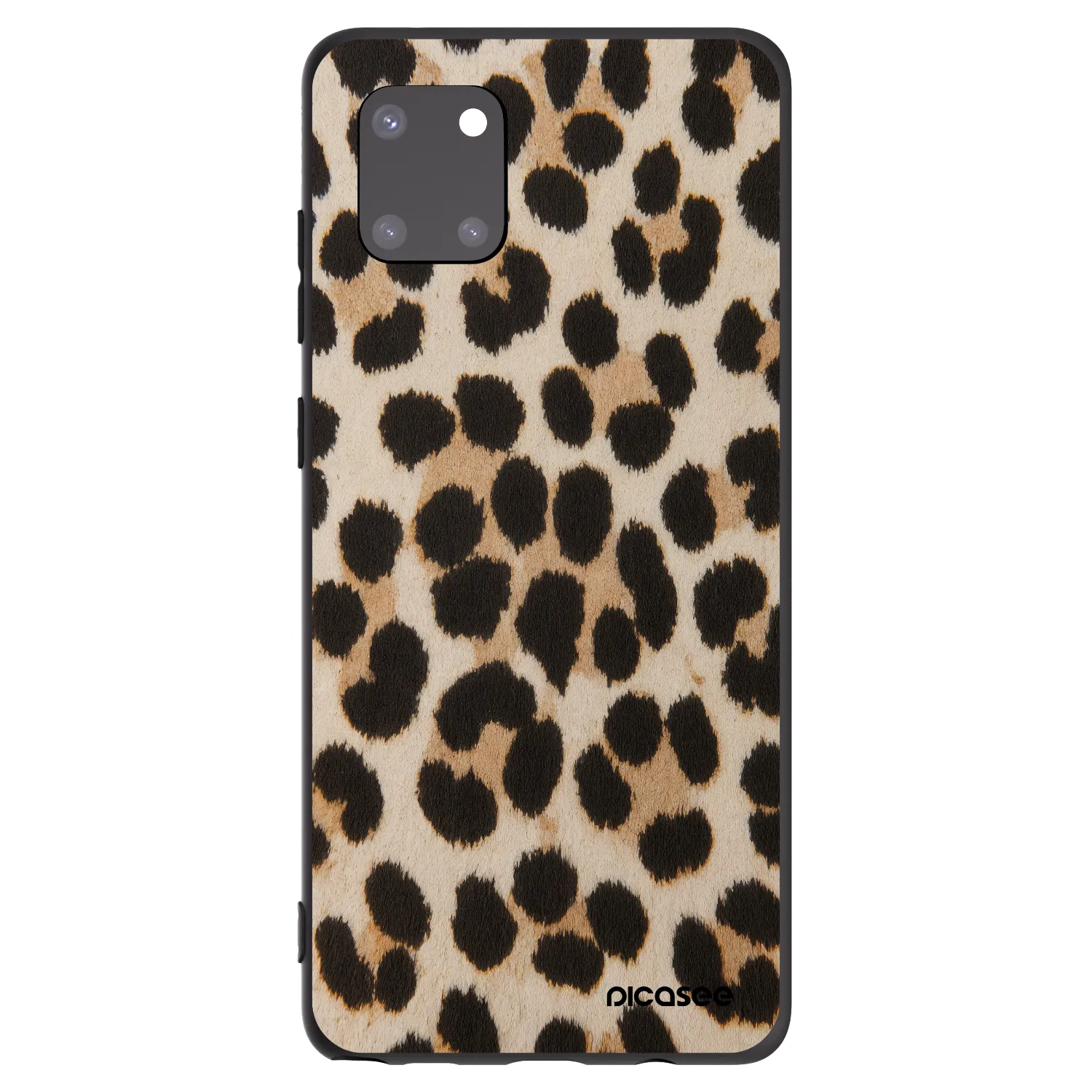 Picasee husă neagră din silicon pentru Samsung Galaxy Note 10 Lite N770F - Brown Tiger