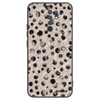 Picasee husă neagră din silicon pentru Xiaomi Redmi 9 - Inked