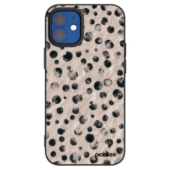 Picasee husă neagră din silicon pentru Apple iPhone 12 mini - Inked